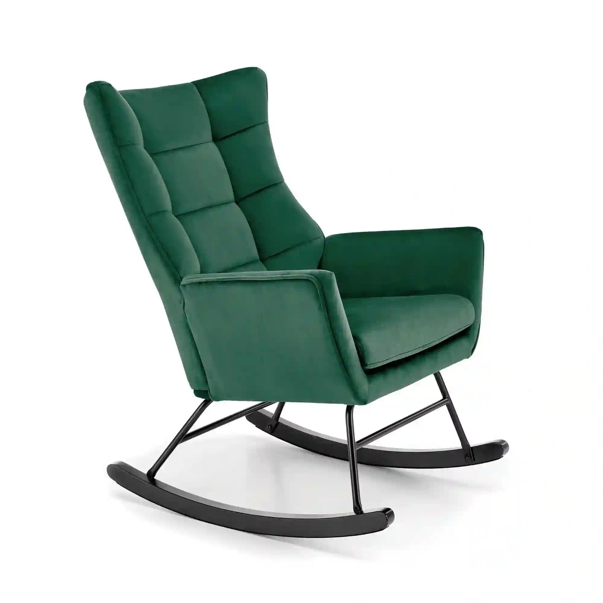 Fotoliu balansoar HOUSTON OCN-37618, verde/negru