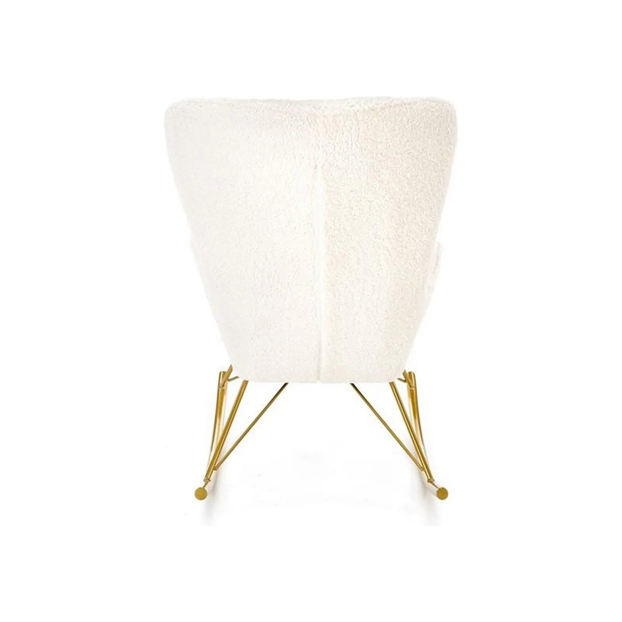 Fotoliu balansoar HOUSTON OCN-37633, crem/auriu