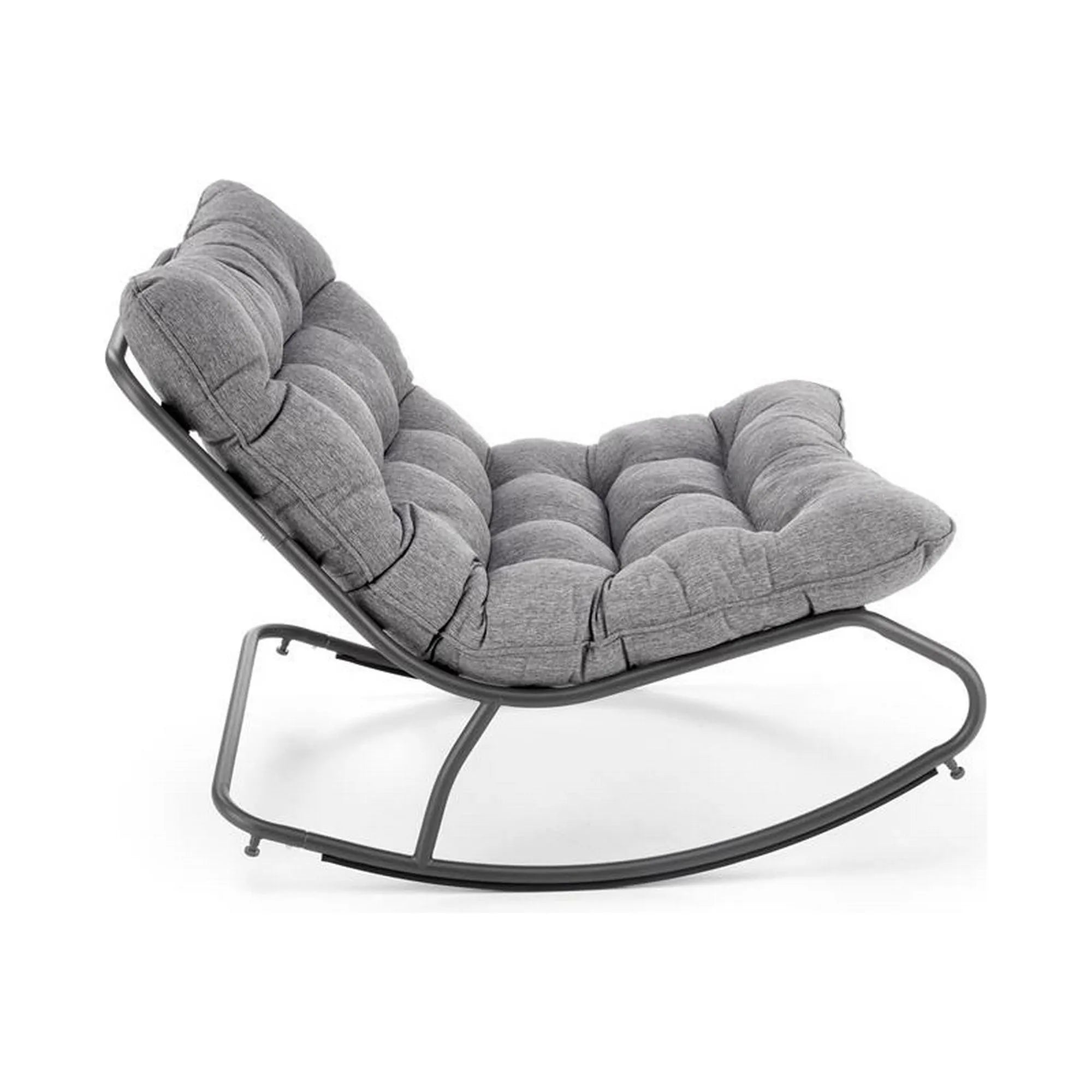 Fotoliu balansoar HOUSTON OCN-37641, gri/negru