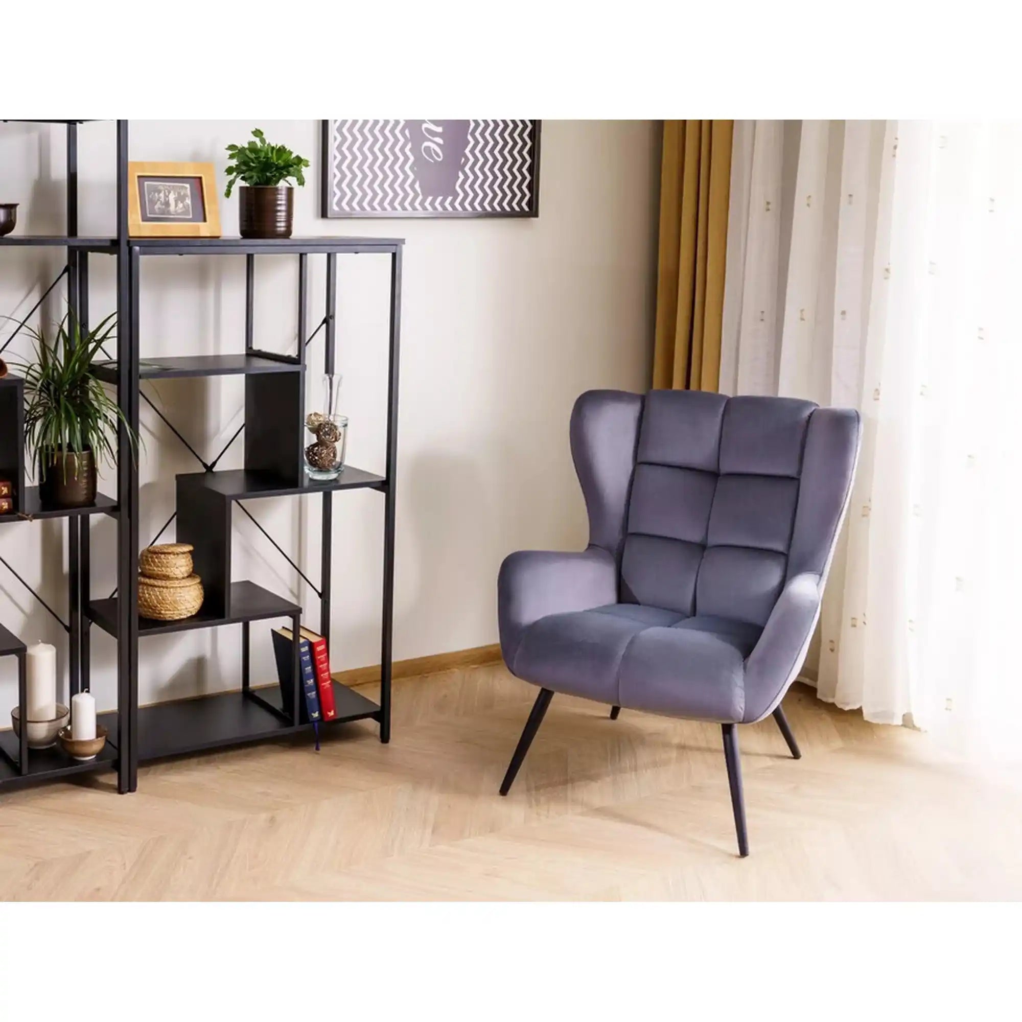 Fotoliu DETROIT OCN-39638, gri