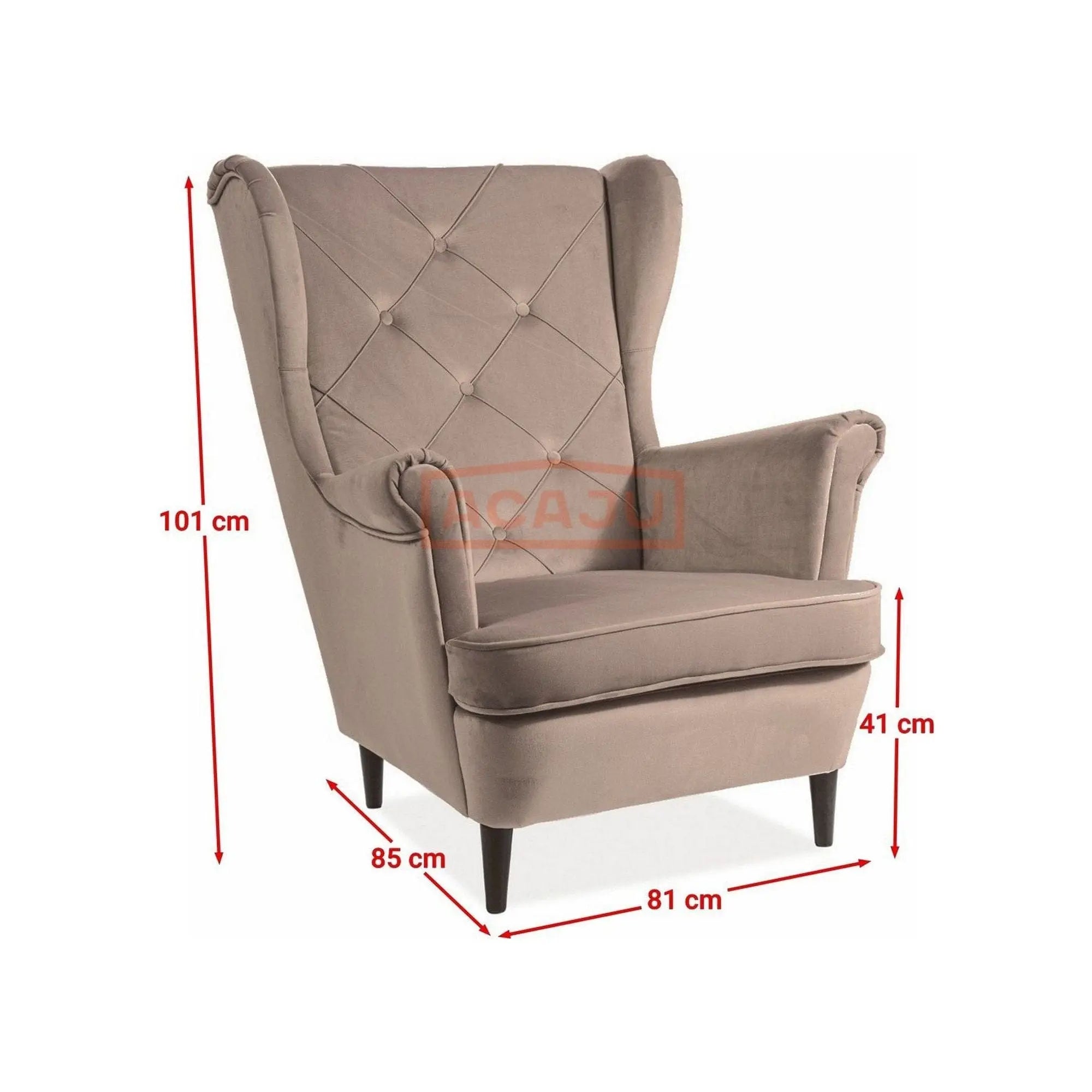 Fotoliu DETROIT OCN-39684, bej