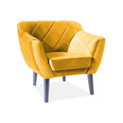 Fotoliu DETROIT OCN-39754, galben/wenge