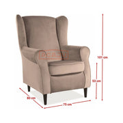 Fotoliu DETROIT OCN-39821, bej