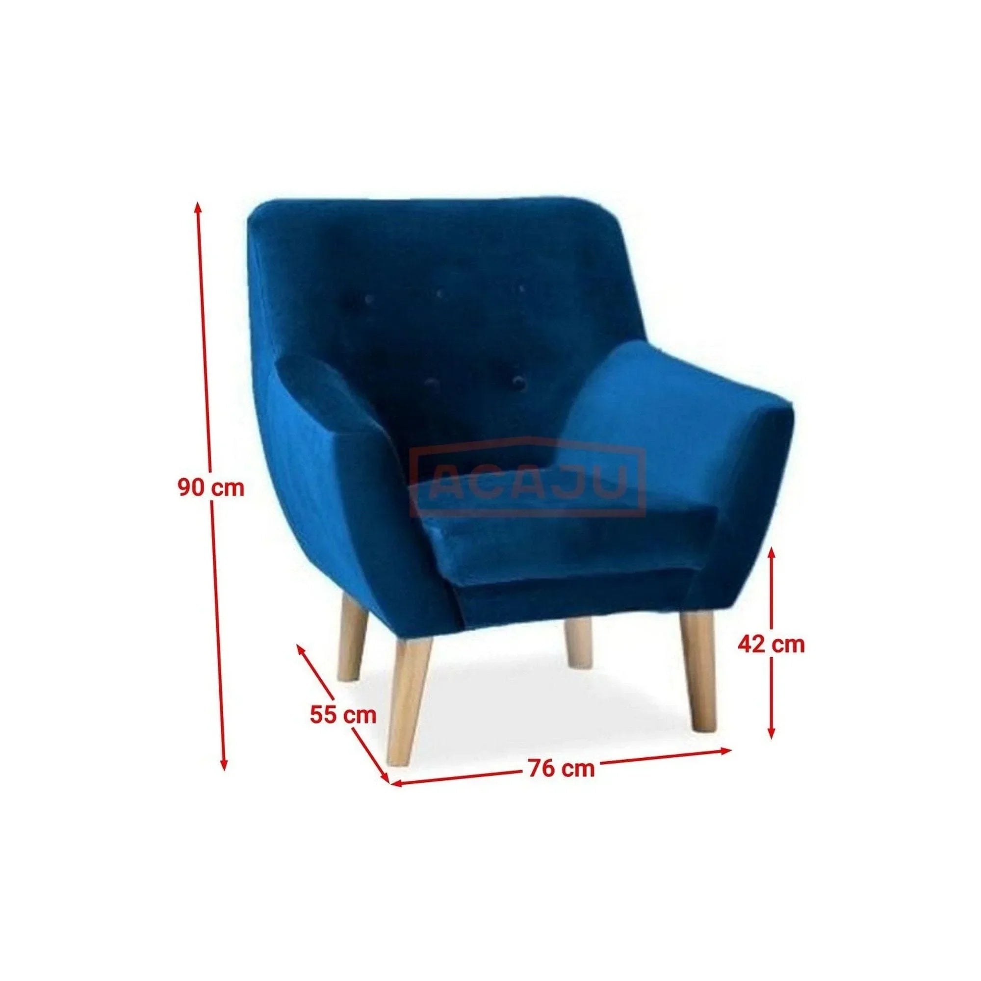 Fotoliu DETROIT OCN-39829, albastru