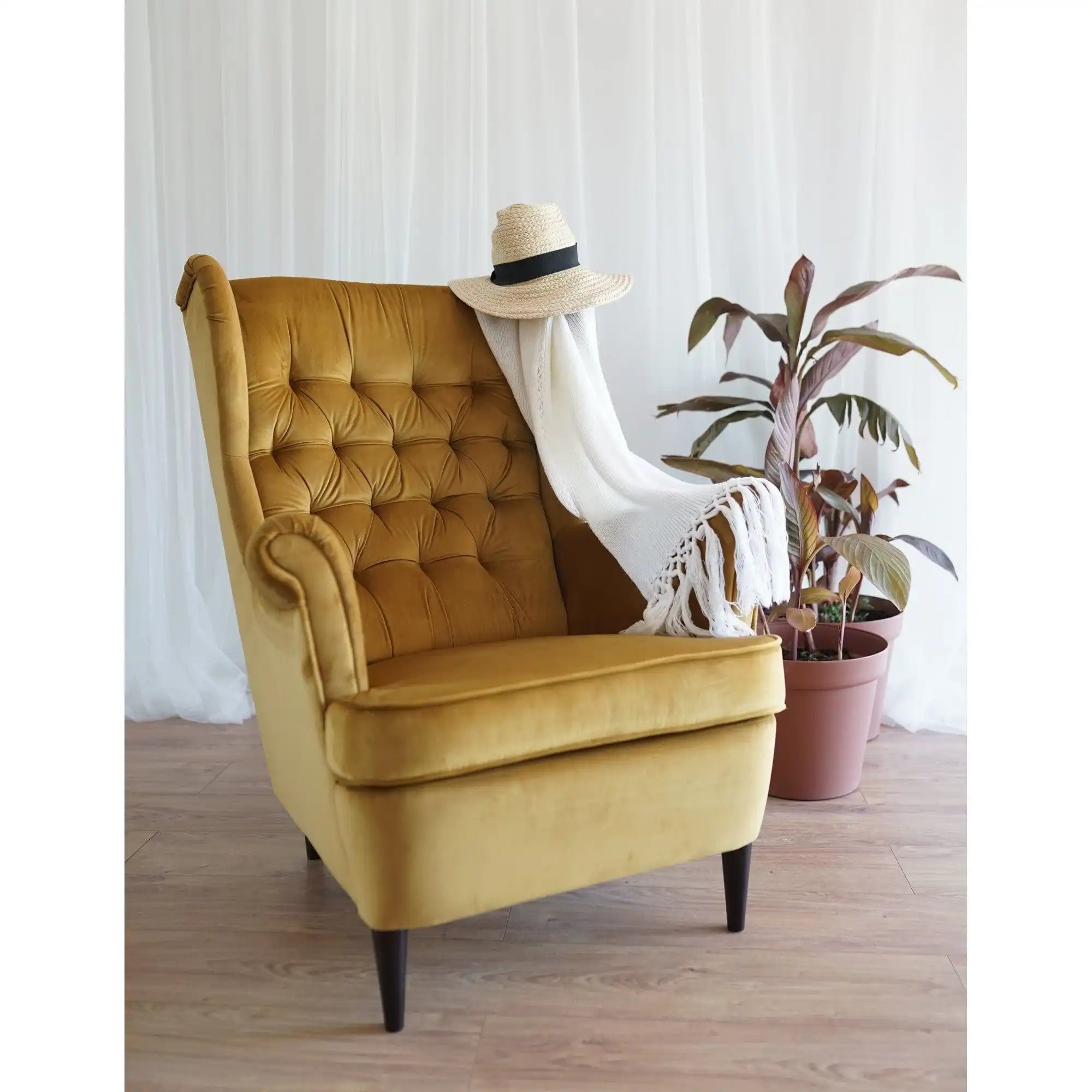 Fotoliu DETROIT OCN-39834, galben