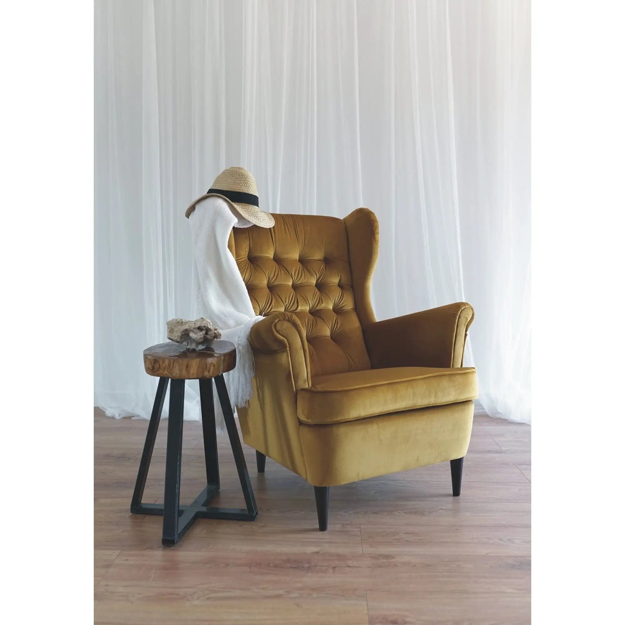 Fotoliu DETROIT OCN-39834, galben