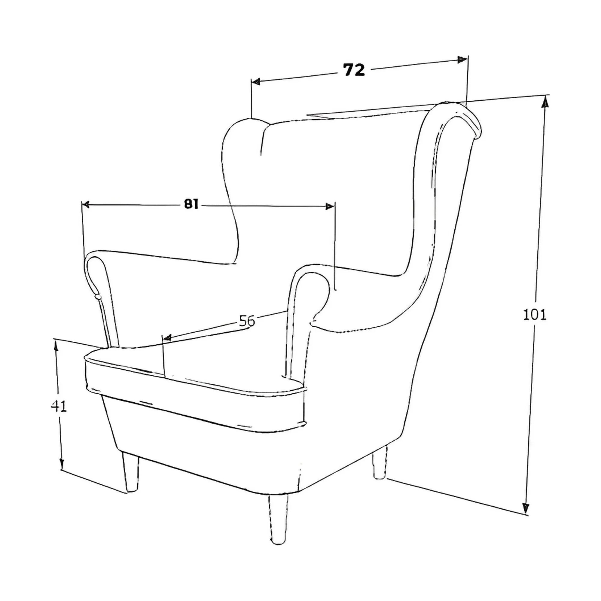 Fotoliu DETROIT OCN-39853, caramiziu