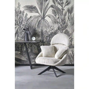 Fotoliu HOUSTON OCN-37584, crem/negru