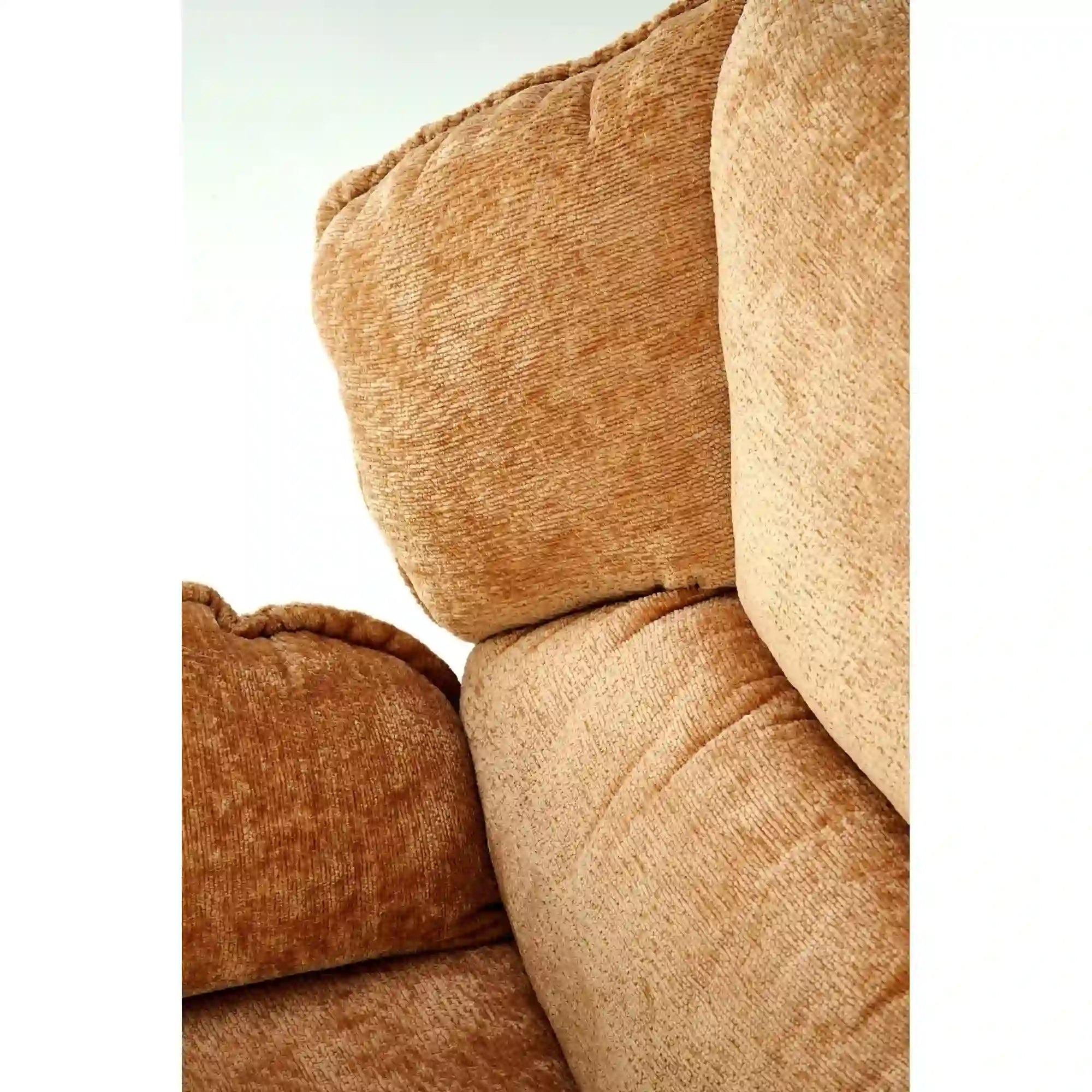 Fotoliu HOUSTON OCN-37602, galben mustar/crom