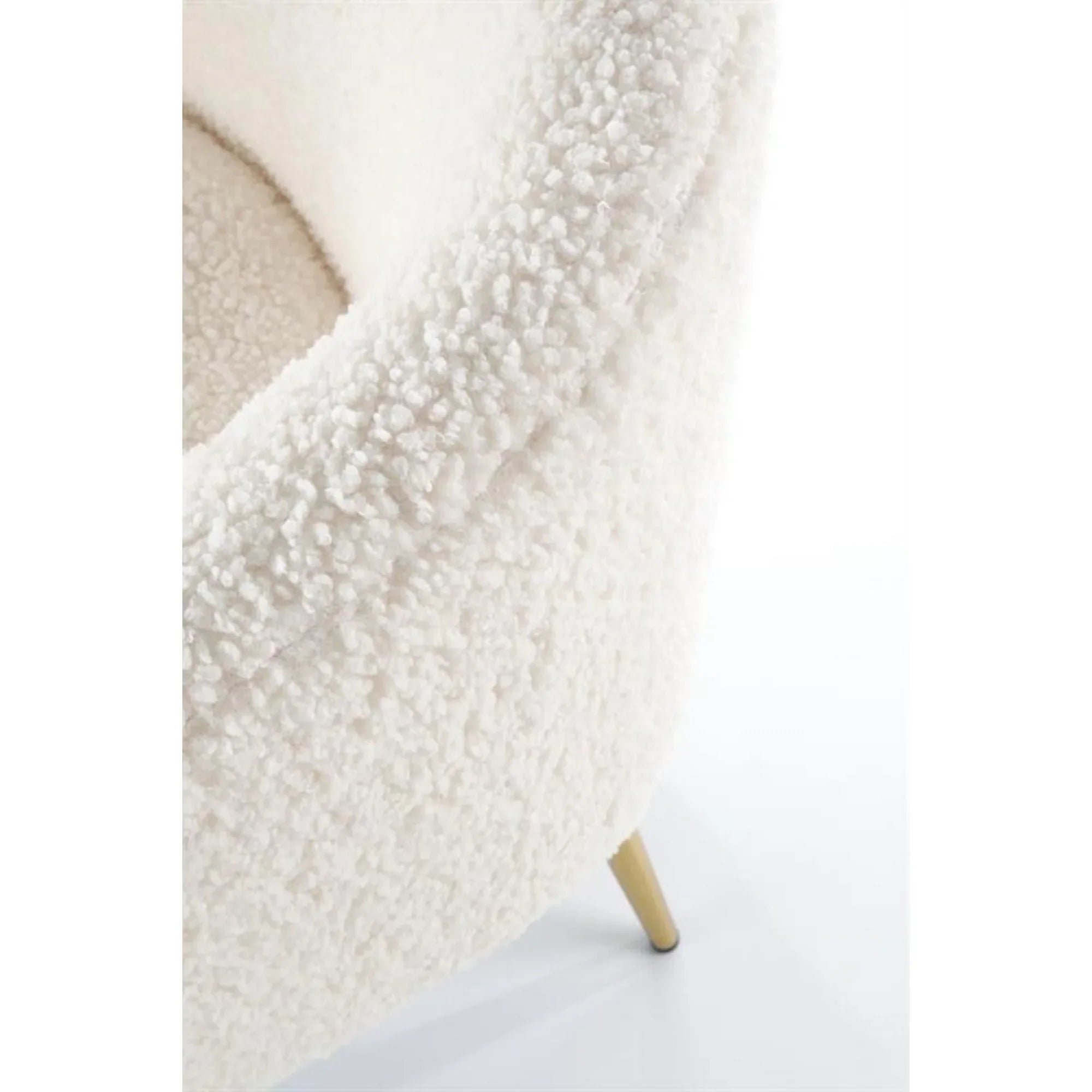 Fotoliu HOUSTON OCN-37622, crem/auriu