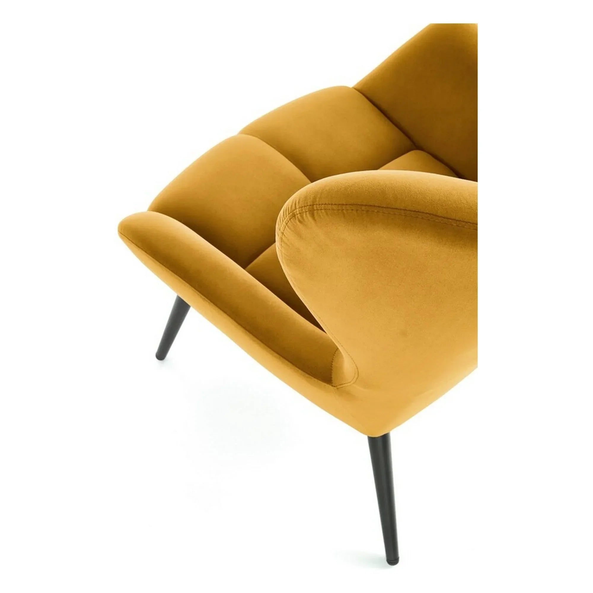 Fotoliu HOUSTON OCN-37626, galben mustar/negru