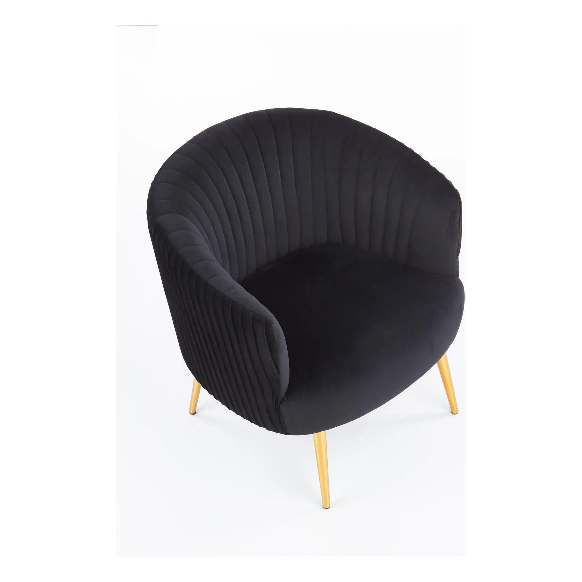 Fotoliu HOUSTON OCN-37661, negru/auriu