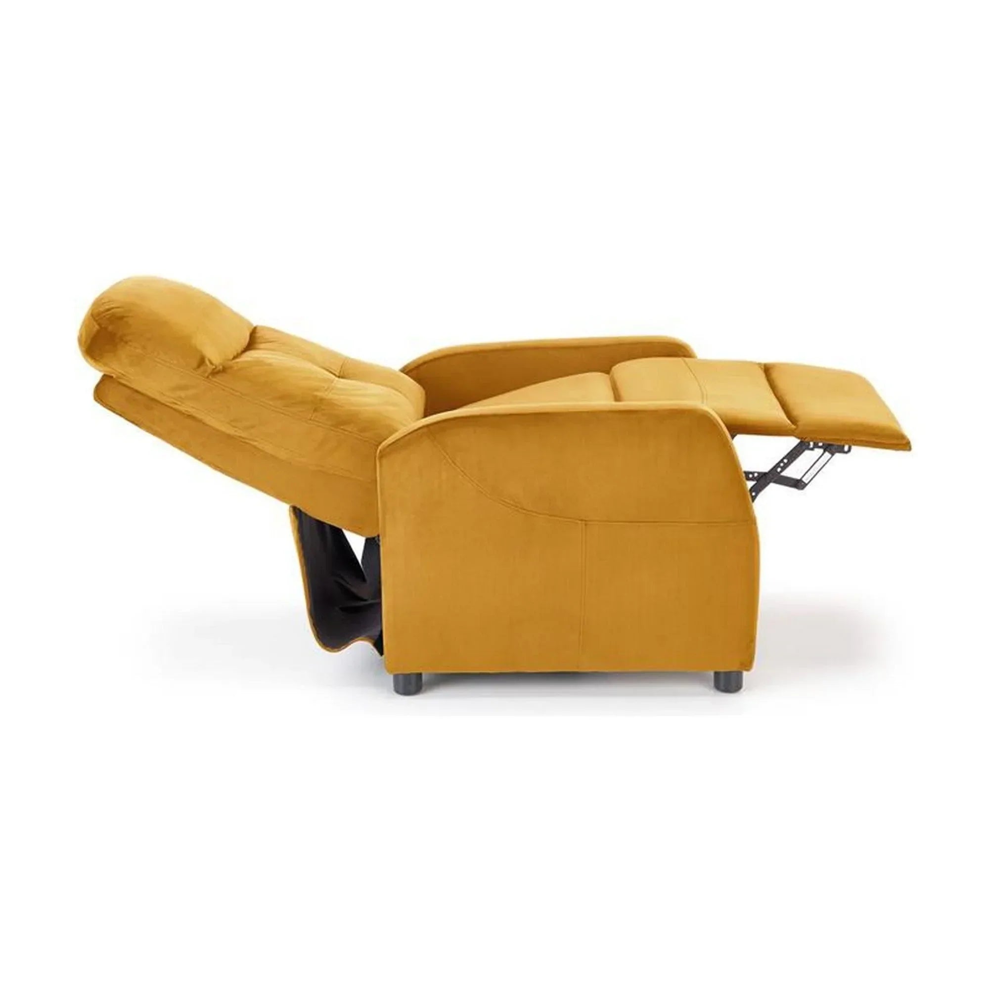 Fotoliu rabatabil HOUSTON OCN-37636, galben mustar