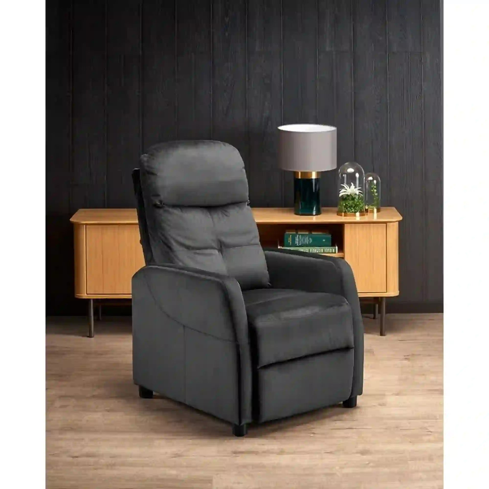 Fotoliu rabatabil HOUSTON OCN-37714, negru