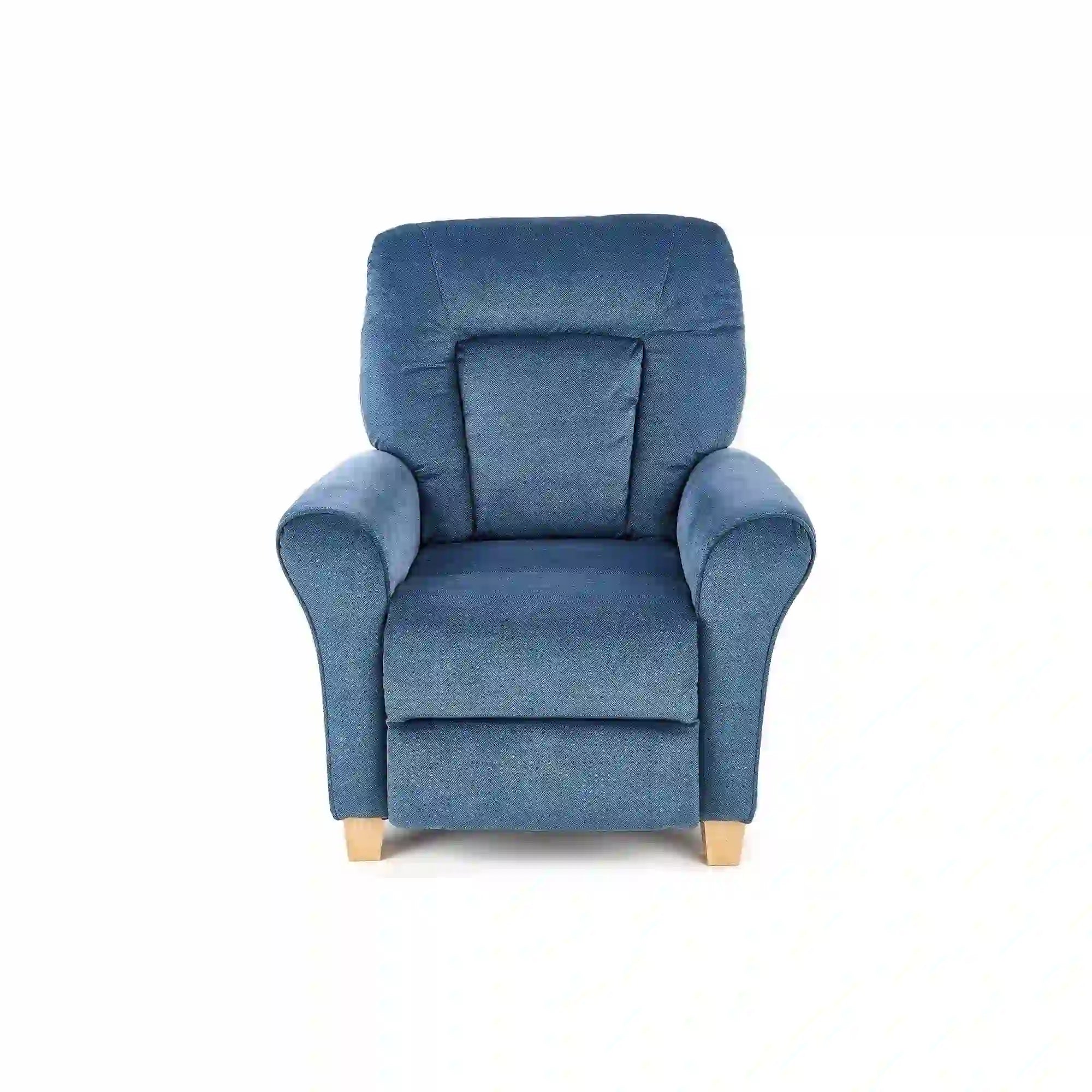 Fotoliu rabatabil HOUSTON OCN-37764, albastru/stejar