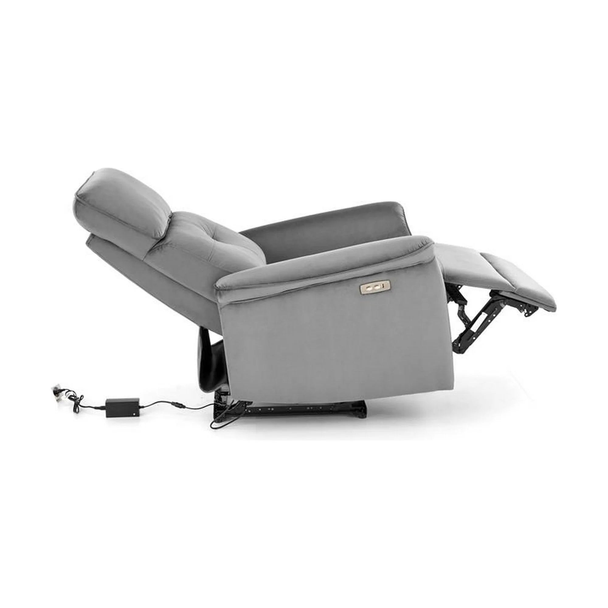 Fotoliu rabatabil HOUSTON OCN-37774, gri/negru