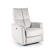 Fotoliu recliner DETROIT OCN-39664, gri deschis/negru