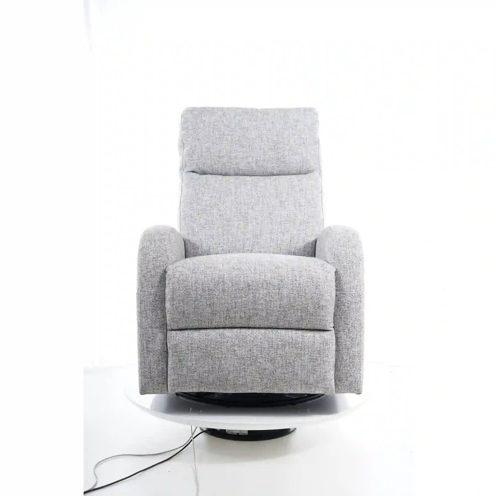 Fotoliu recliner DETROIT OCN-39690, gri/alb/negru