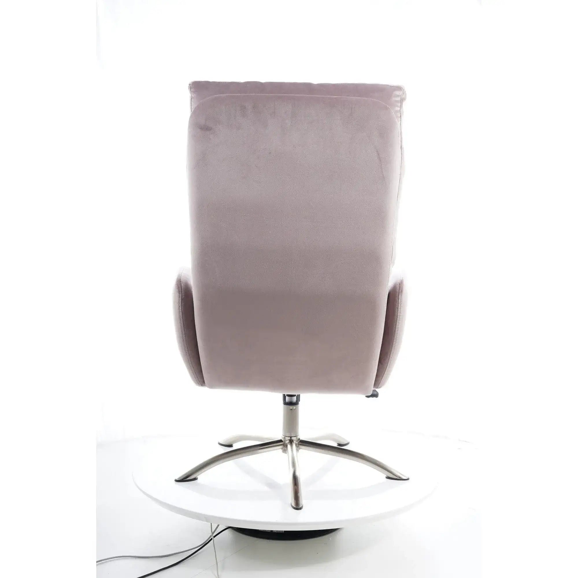 Fotoliu recliner DETROIT OCN-39756, roz antic/crom