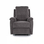 Fotoliu recliner DETROIT OCN-39766, gri inchis/negru