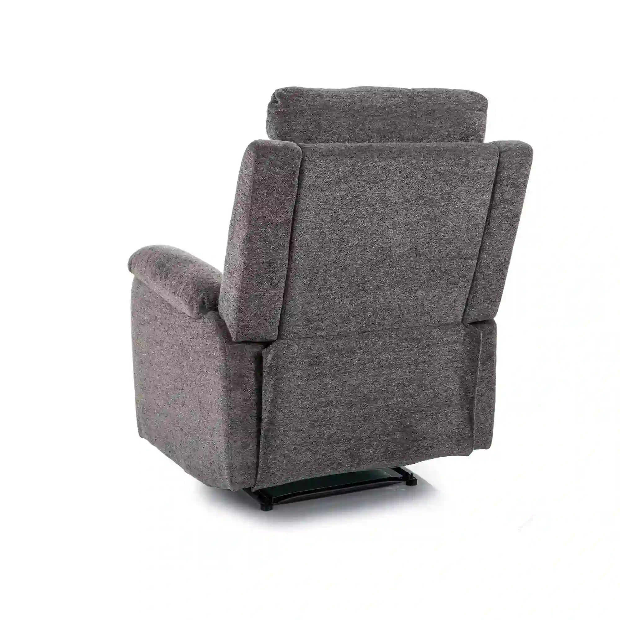 Fotoliu recliner DETROIT OCN-39766, gri inchis/negru