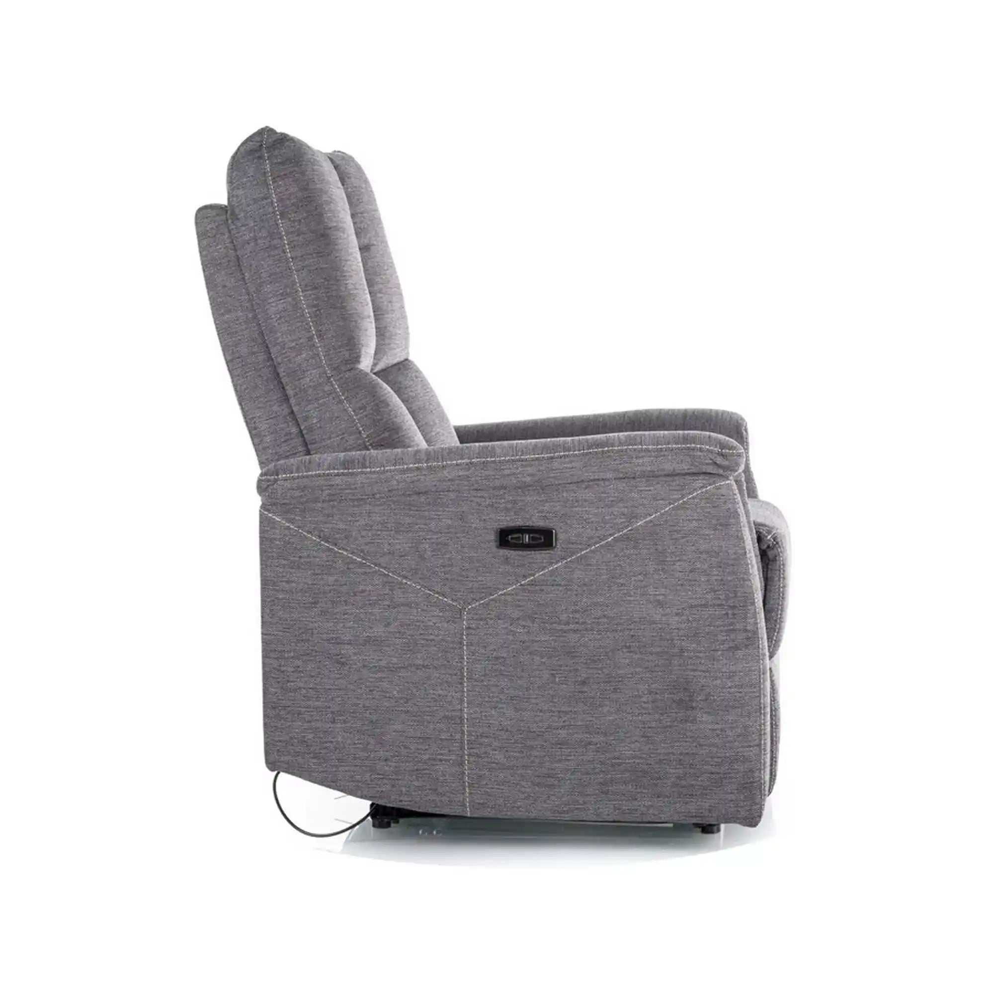 Fotoliu recliner DETROIT OCN-39846, gri inchis