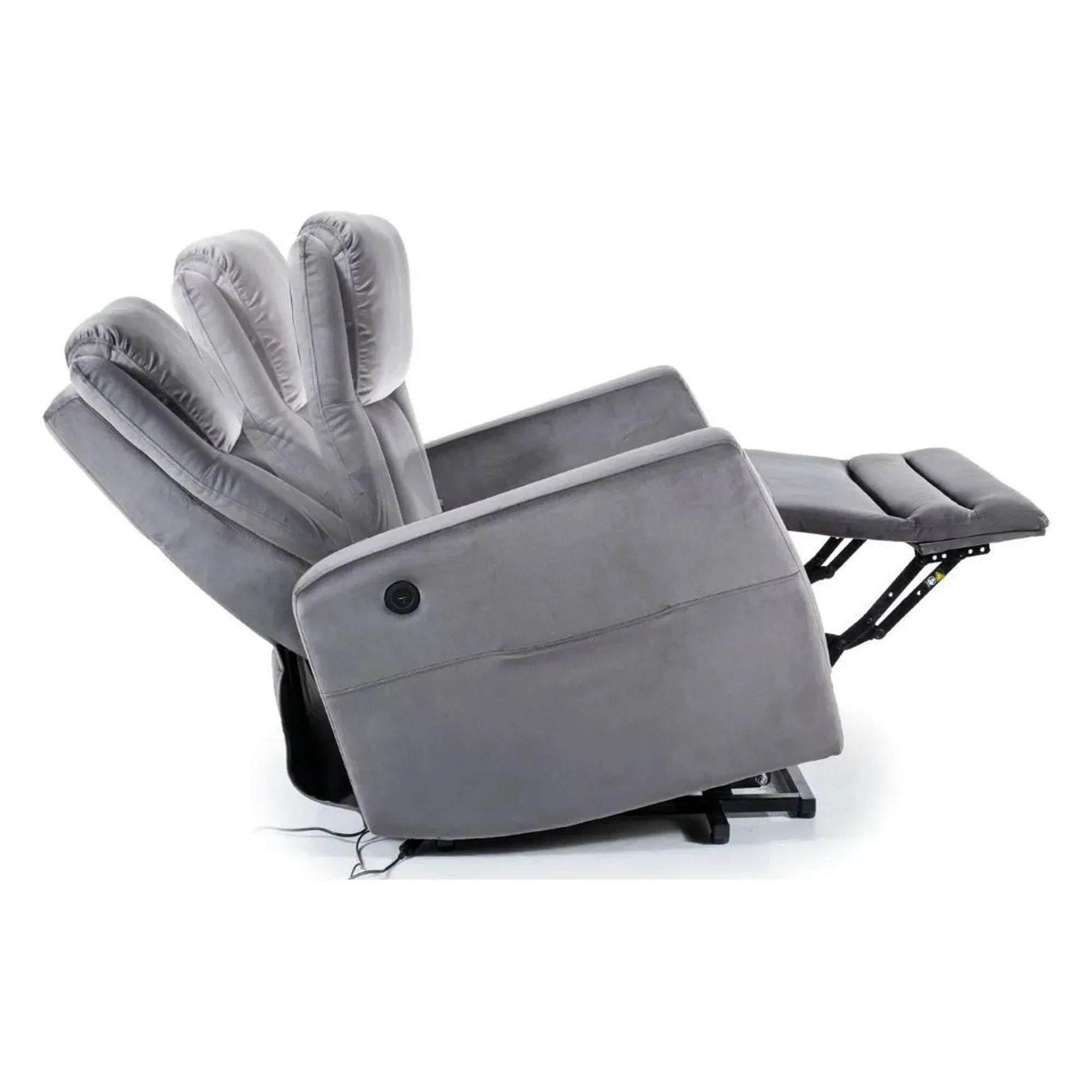 Fotoliu recliner DETROIT OCN-39889, gri inchis
