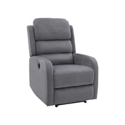 Fotoliu recliner DETROIT OCN-39893, gri/negru