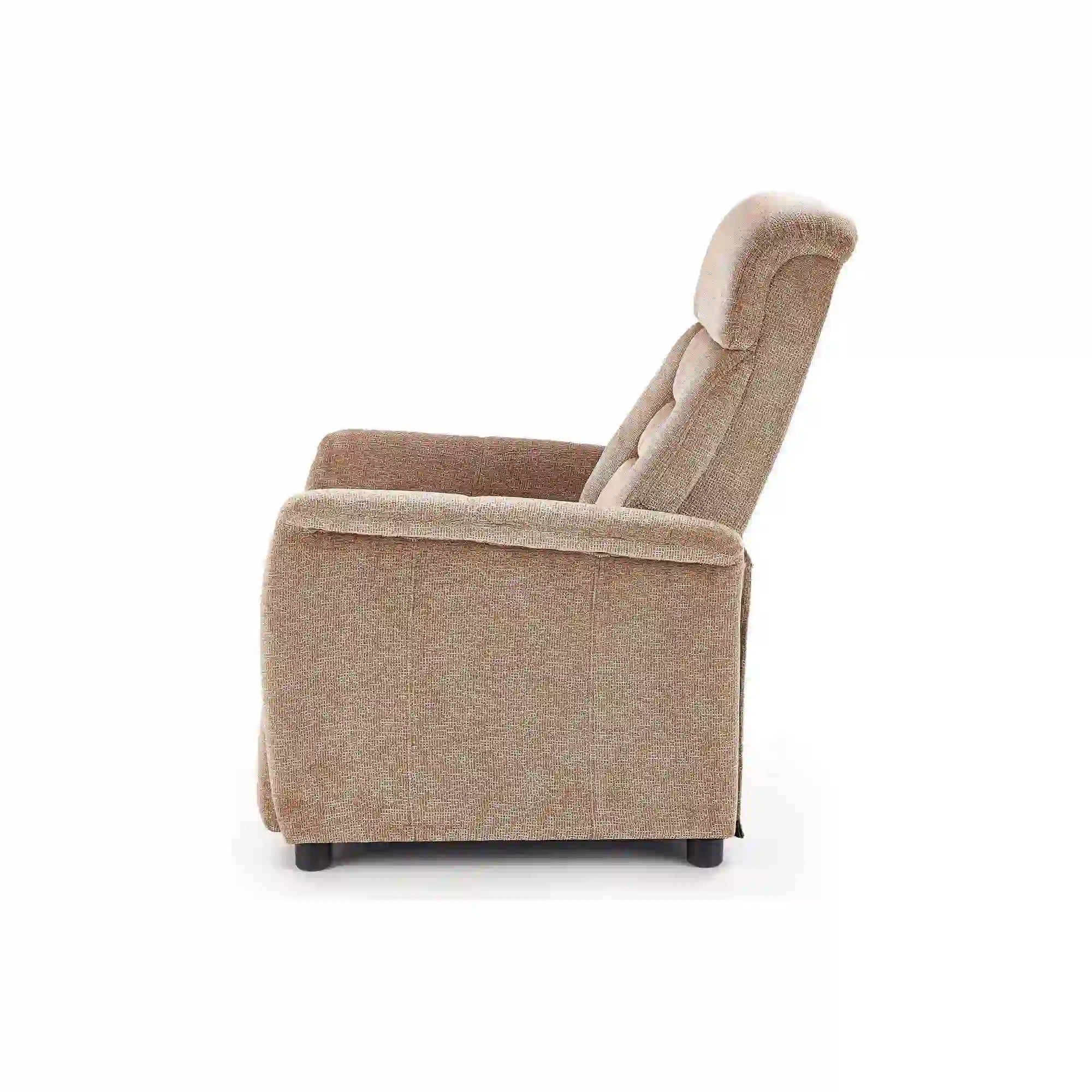Fotoliu recliner HOUSTON OCN-37670, bej/negru