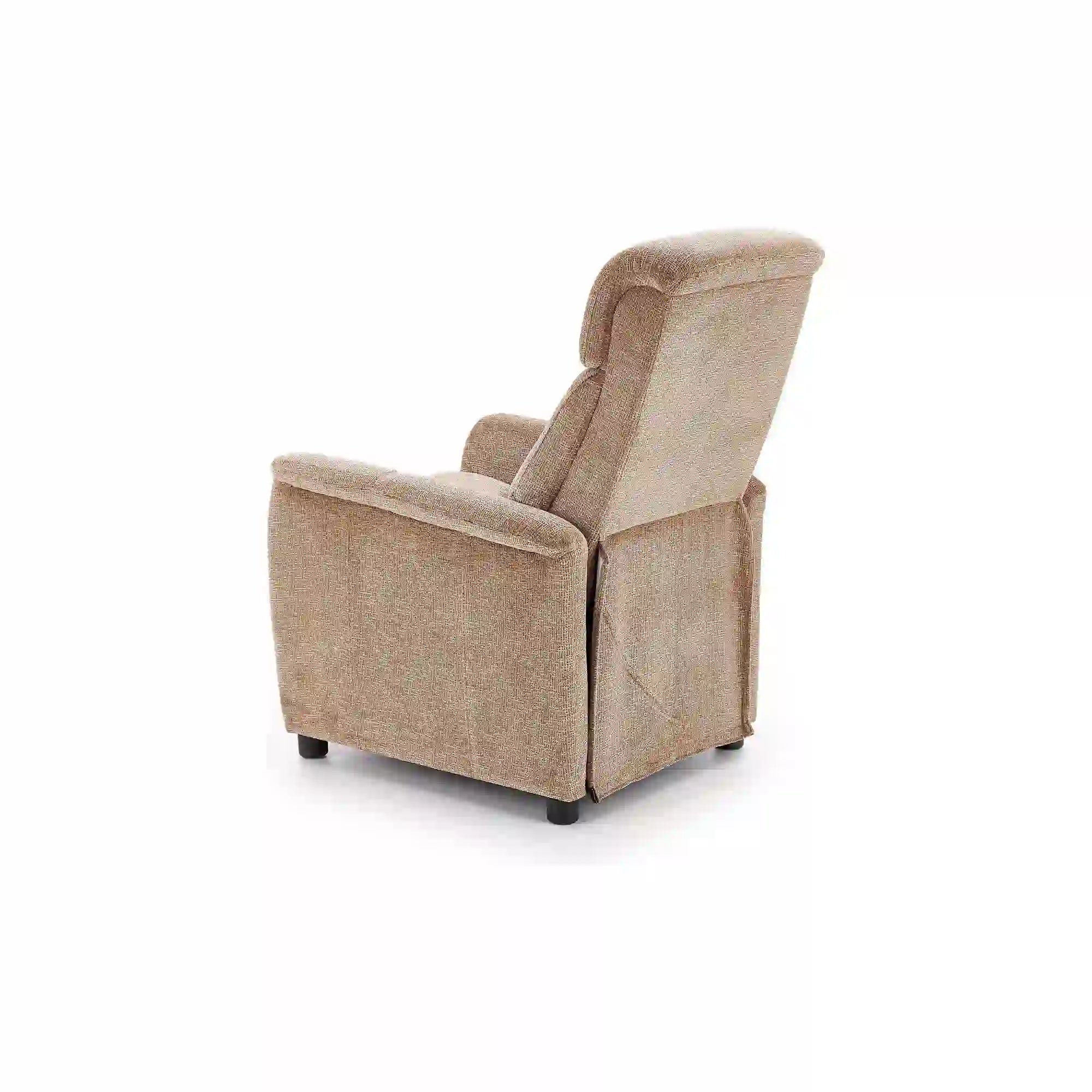 Fotoliu recliner HOUSTON OCN-37670, bej/negru