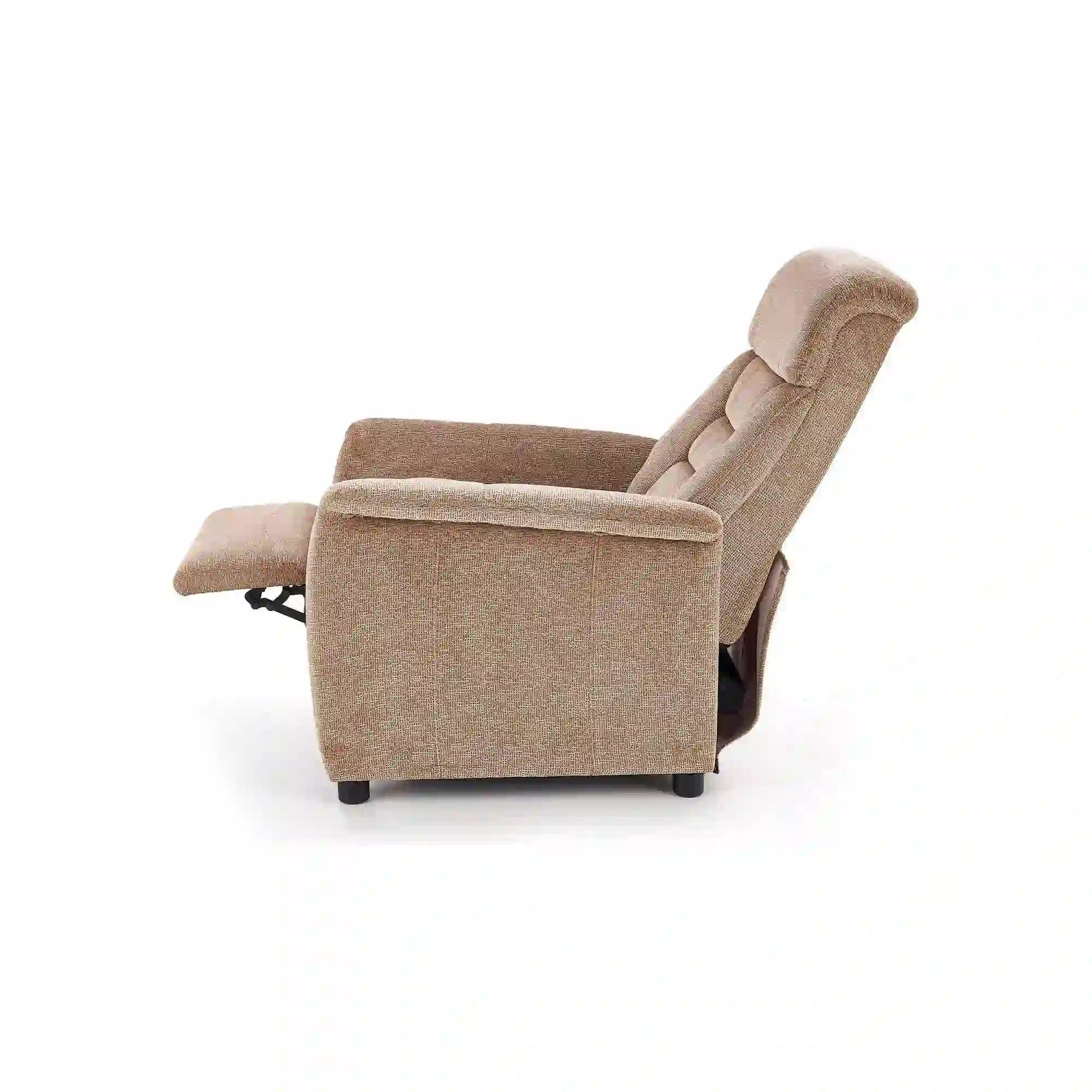 Fotoliu recliner HOUSTON OCN-37670, bej/negru