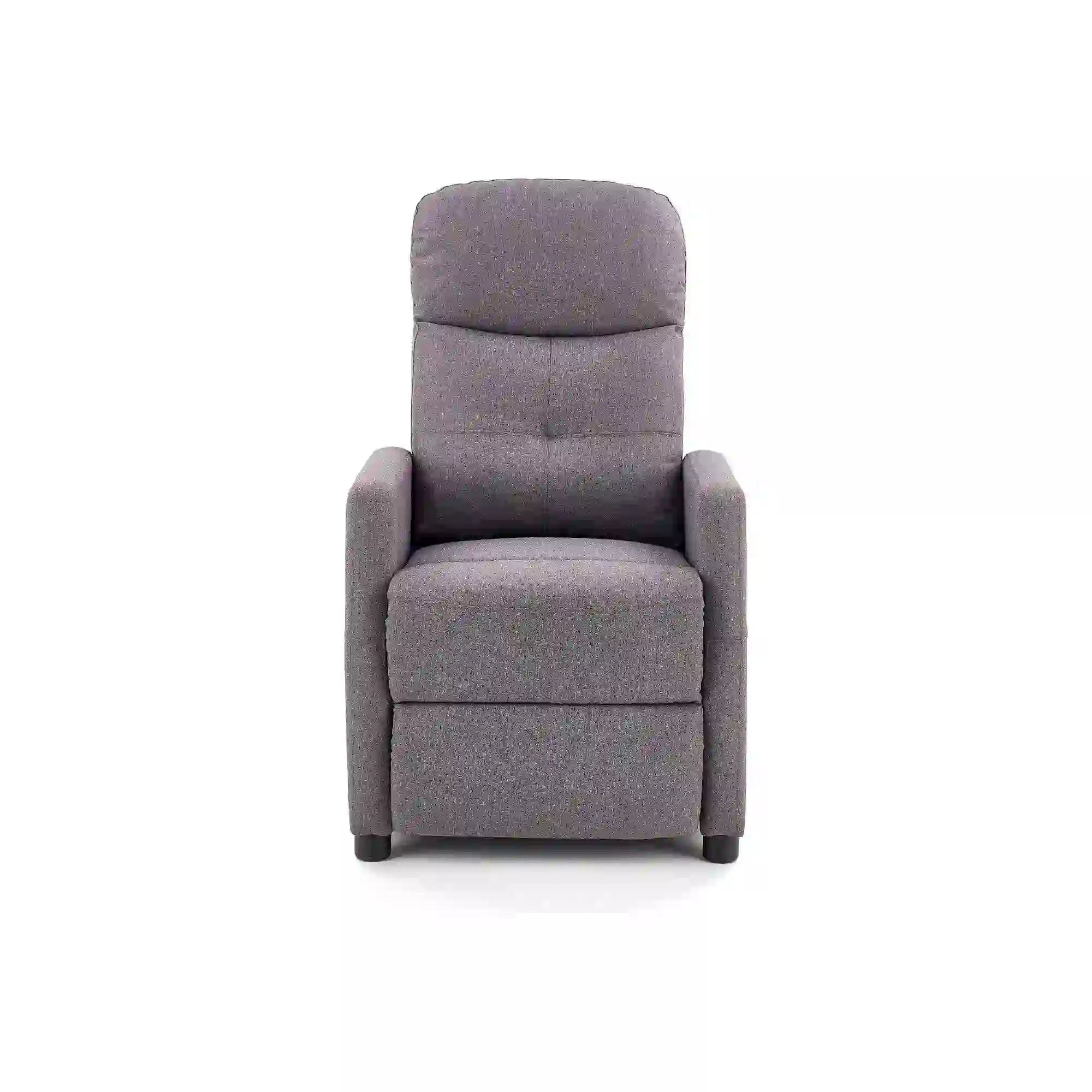 Fotoliu recliner HOUSTON OCN-37673, gri/negru