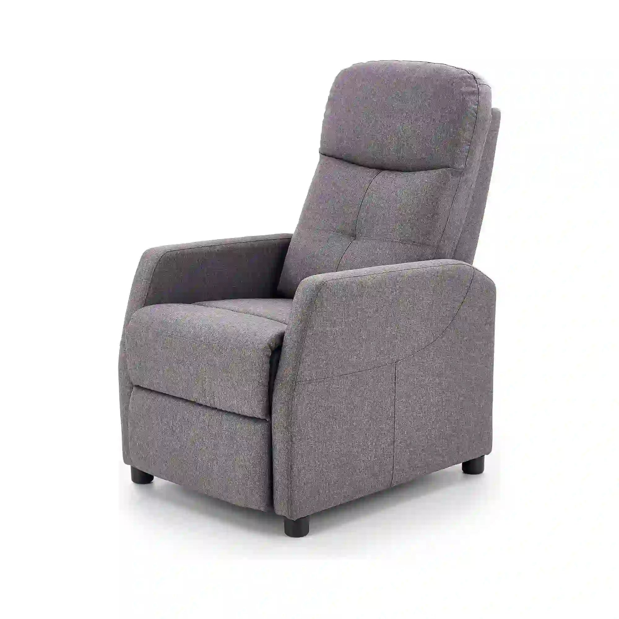 Fotoliu recliner HOUSTON OCN-37673, gri/negru