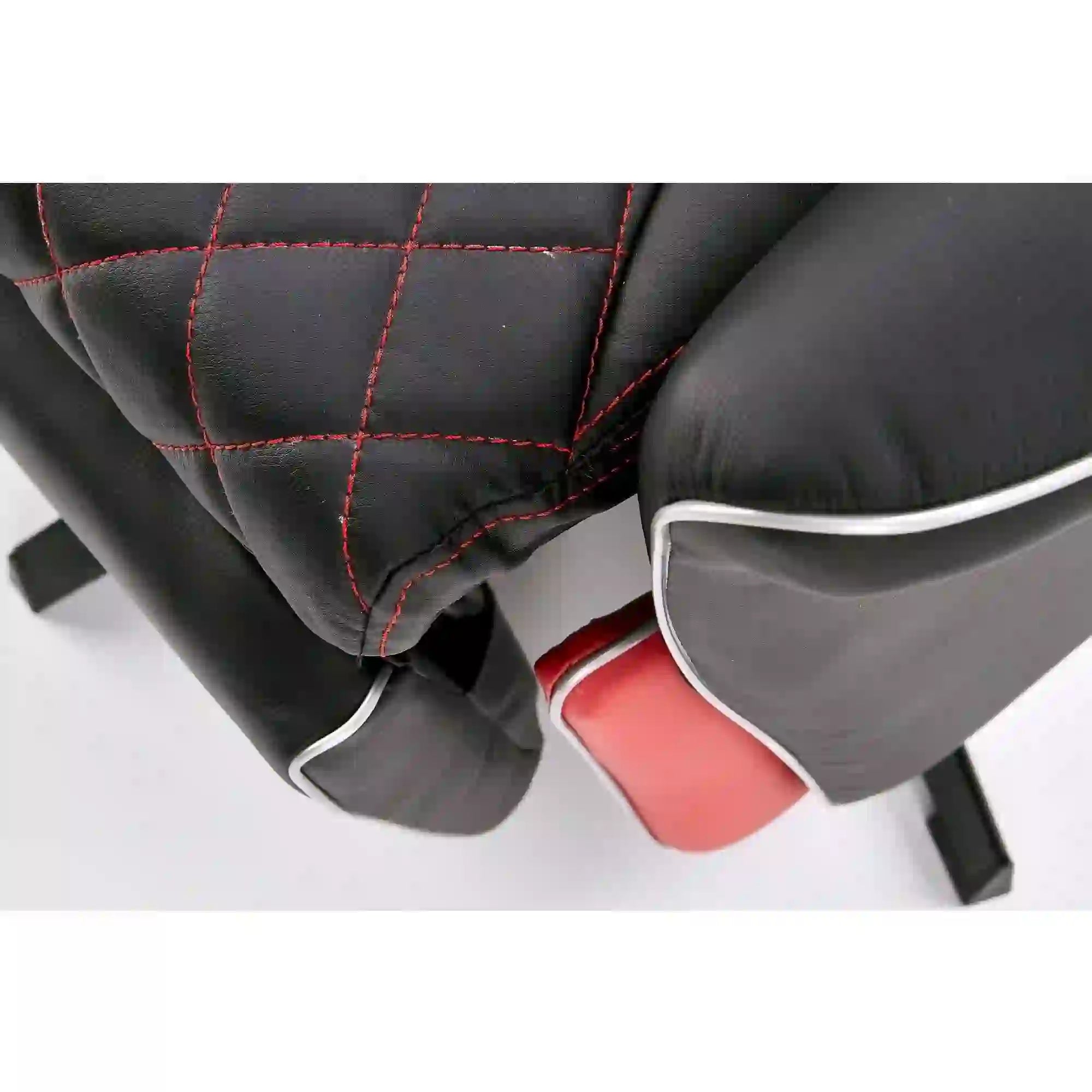 Fotoliu recliner HOUSTON OCN-37678, negru/rosu