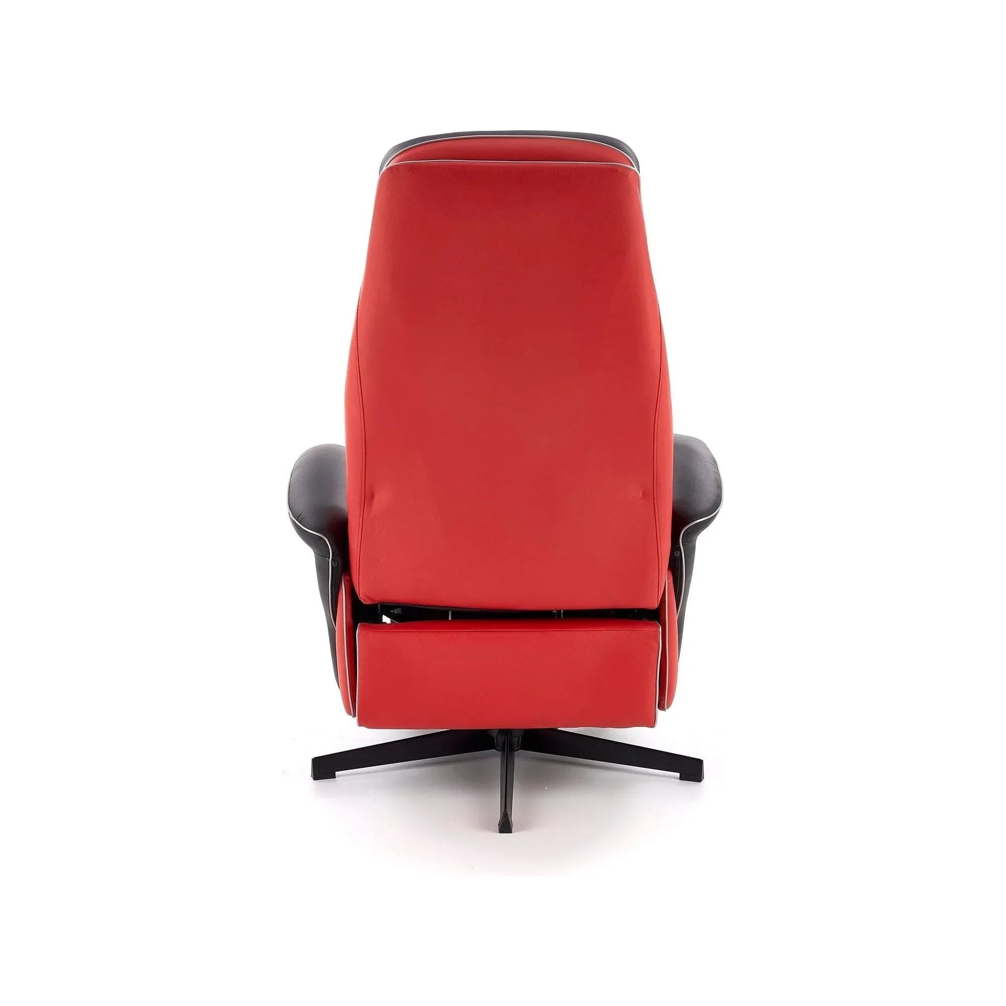 Fotoliu recliner HOUSTON OCN-37678, negru/rosu