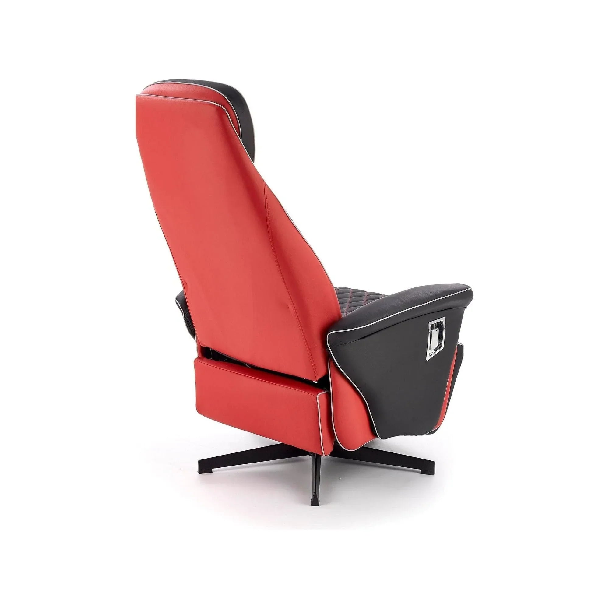 Fotoliu recliner HOUSTON OCN-37678, negru/rosu