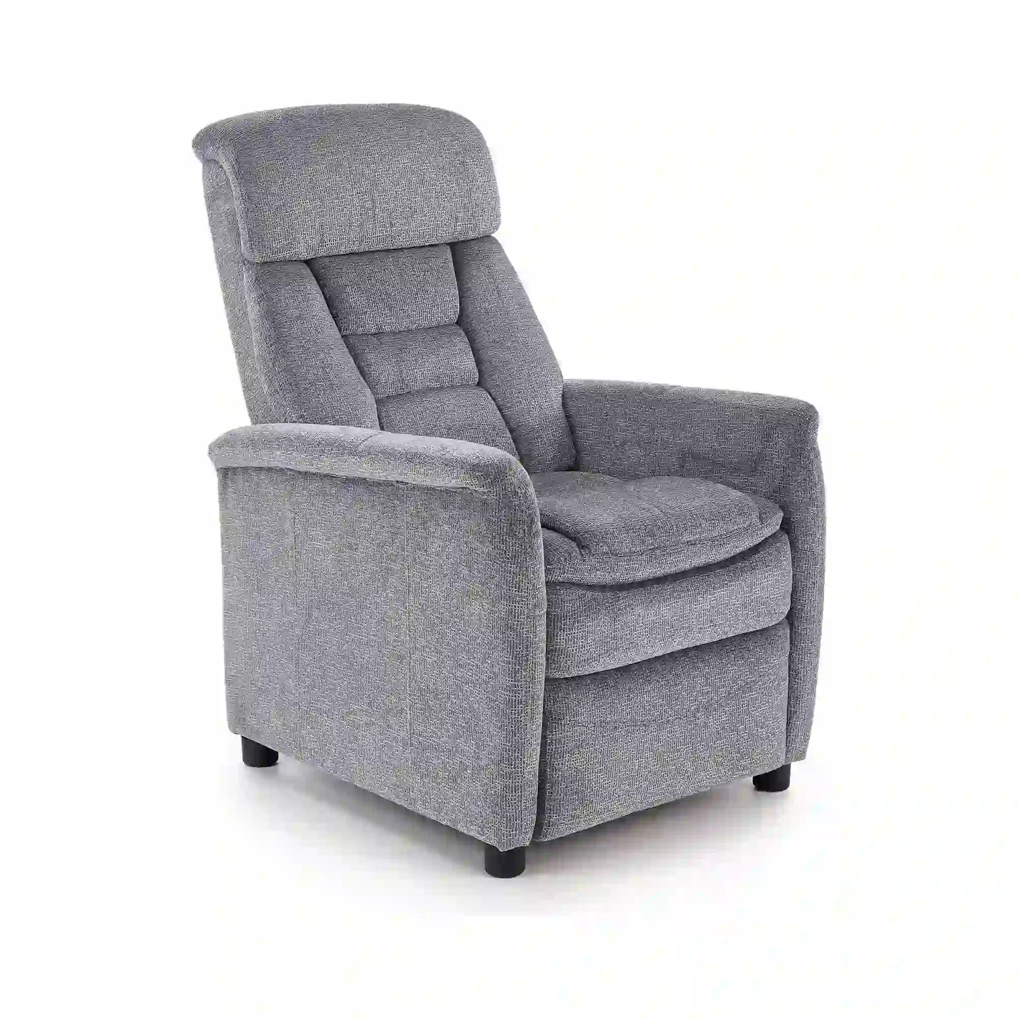 Fotoliu recliner HOUSTON OCN-37730, gri/negru