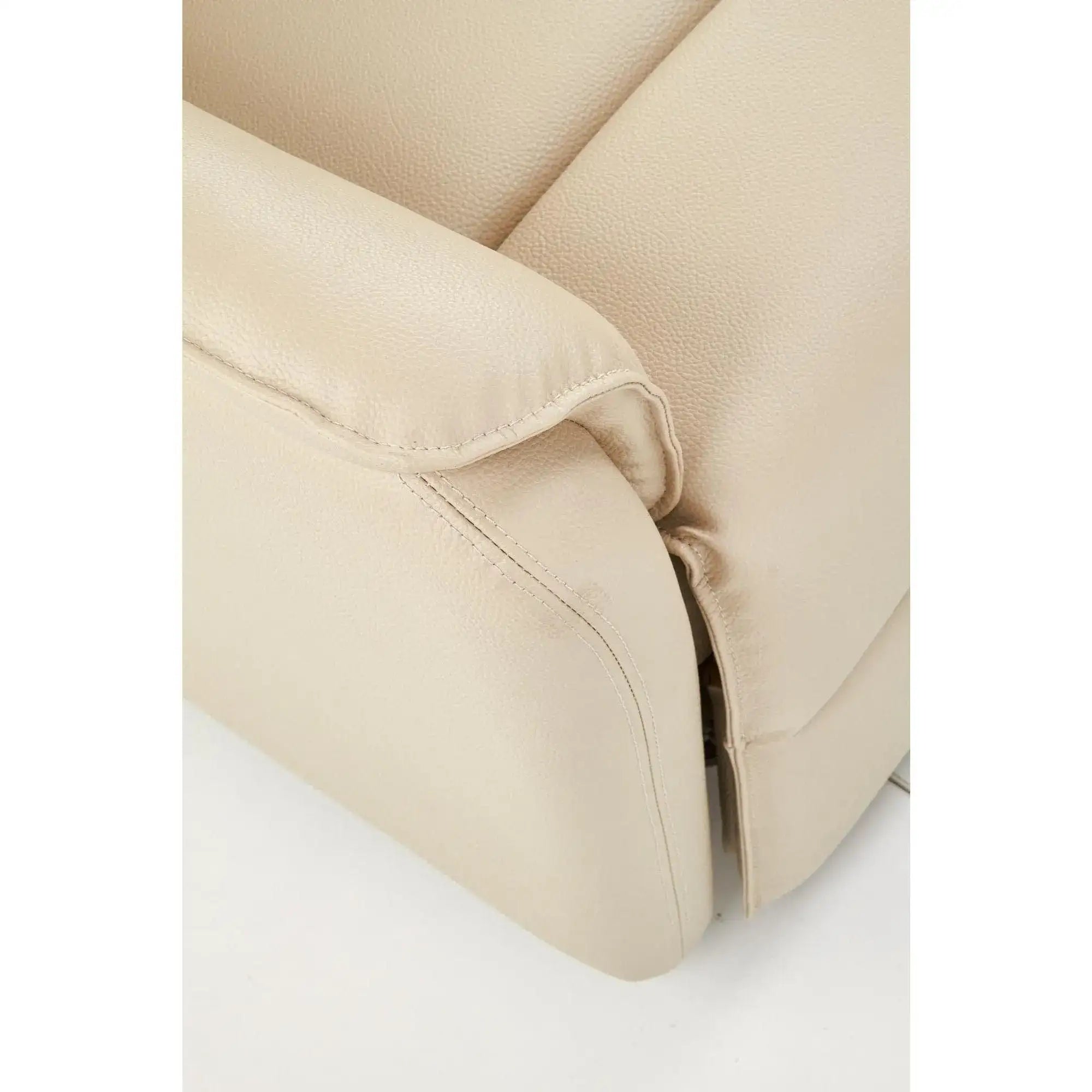 Fotoliu reglabil HOUSTON OCN-37799, crem/negru