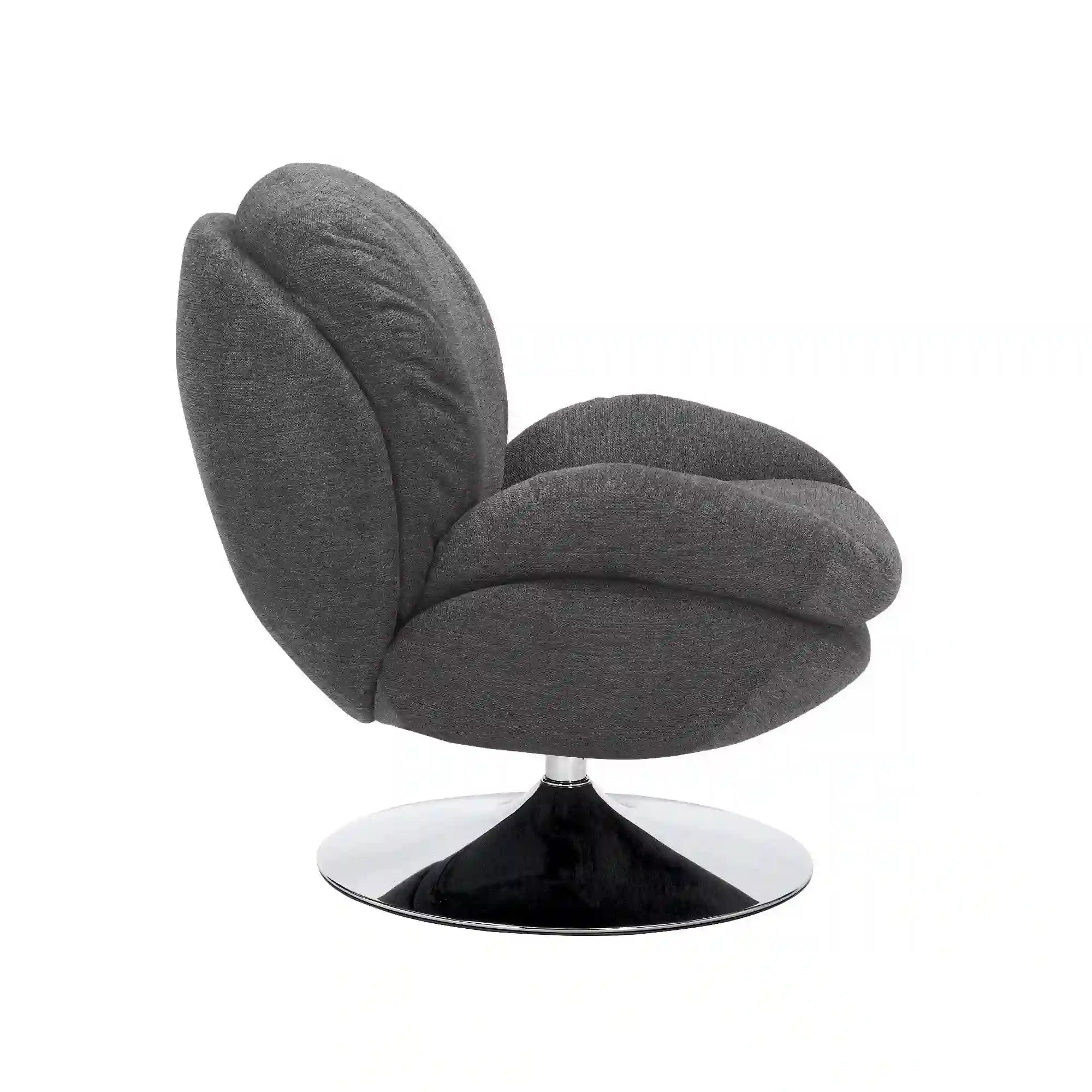 Fotoliu rotativ DETROIT OCN-39648, gri inchis