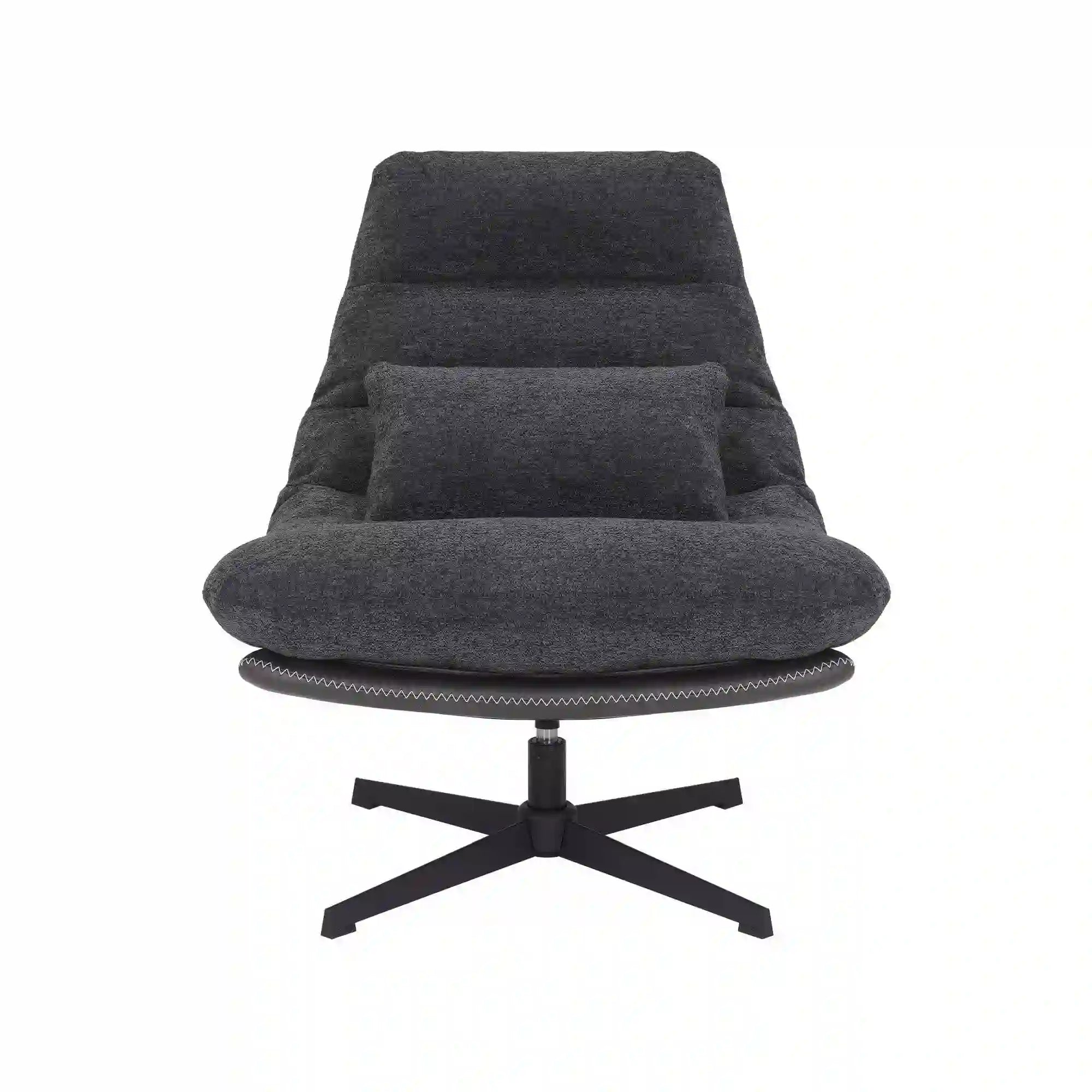 Fotoliu rotativ DETROIT OCN-39650, gri inchis