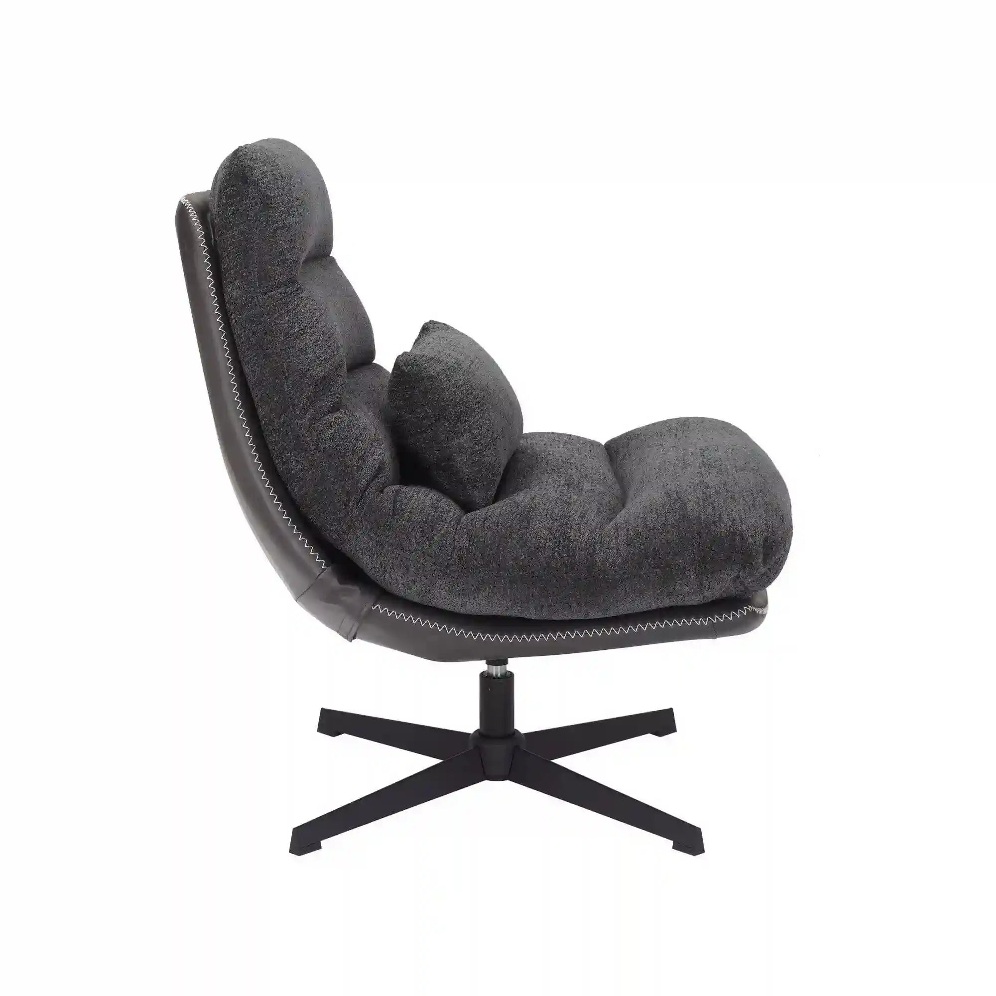 Fotoliu rotativ DETROIT OCN-39650, gri inchis