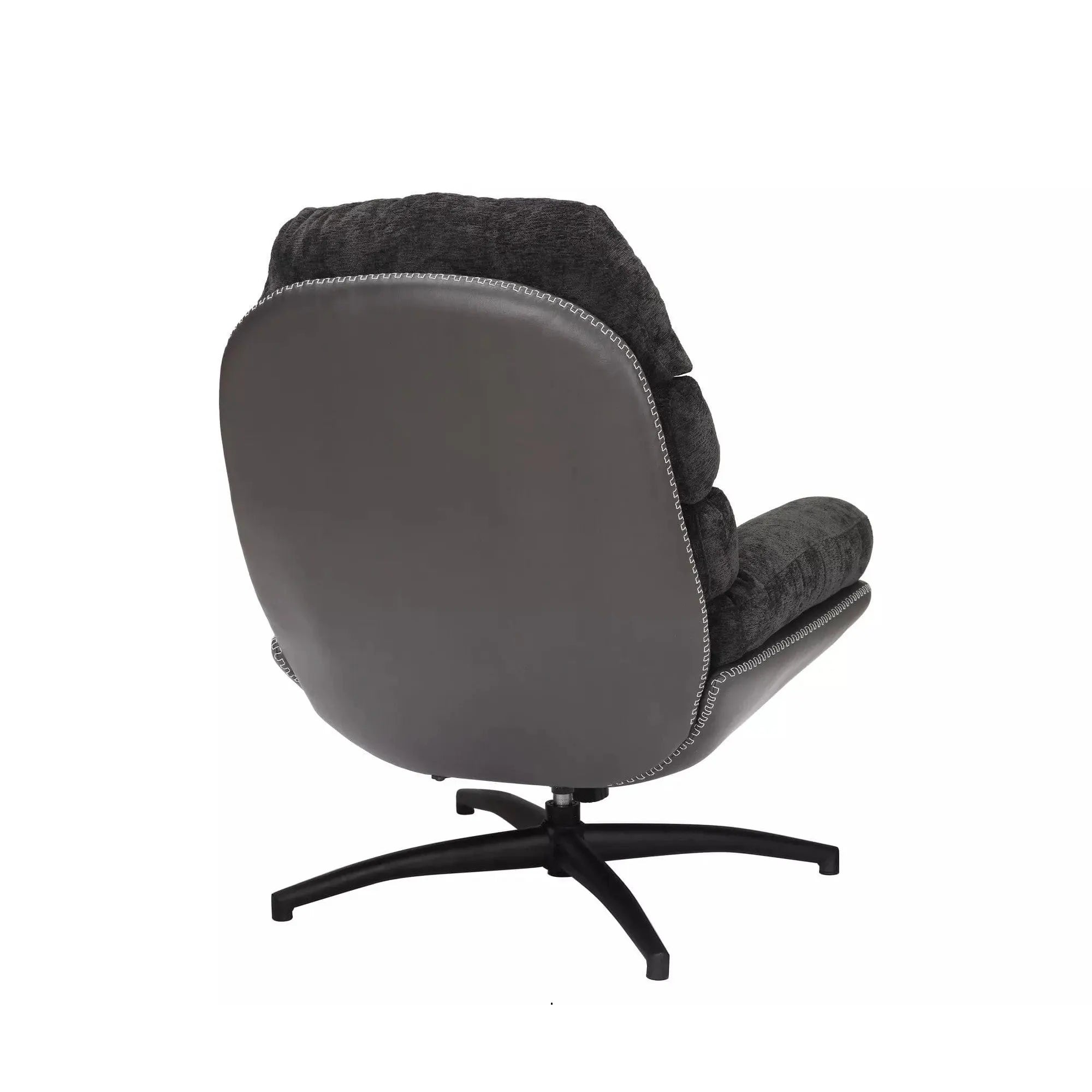 Fotoliu rotativ DETROIT OCN-39653, negru