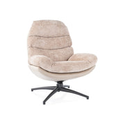 Fotoliu rotativ DETROIT OCN-39655, roz/bej