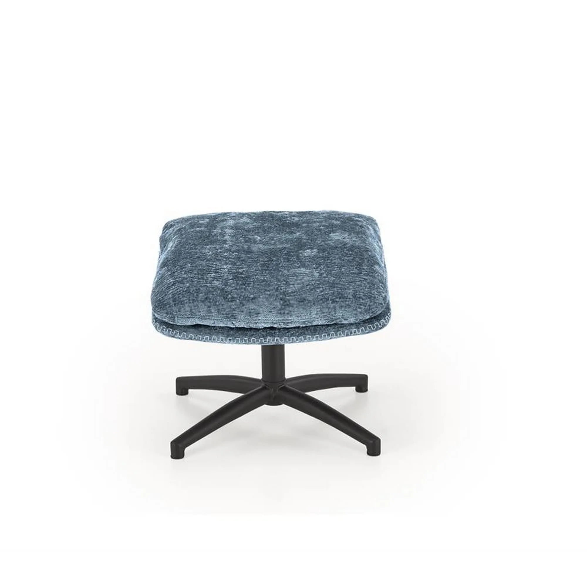 Fotoliu rotativ HOUSTON OCN-37610, albastru/negru