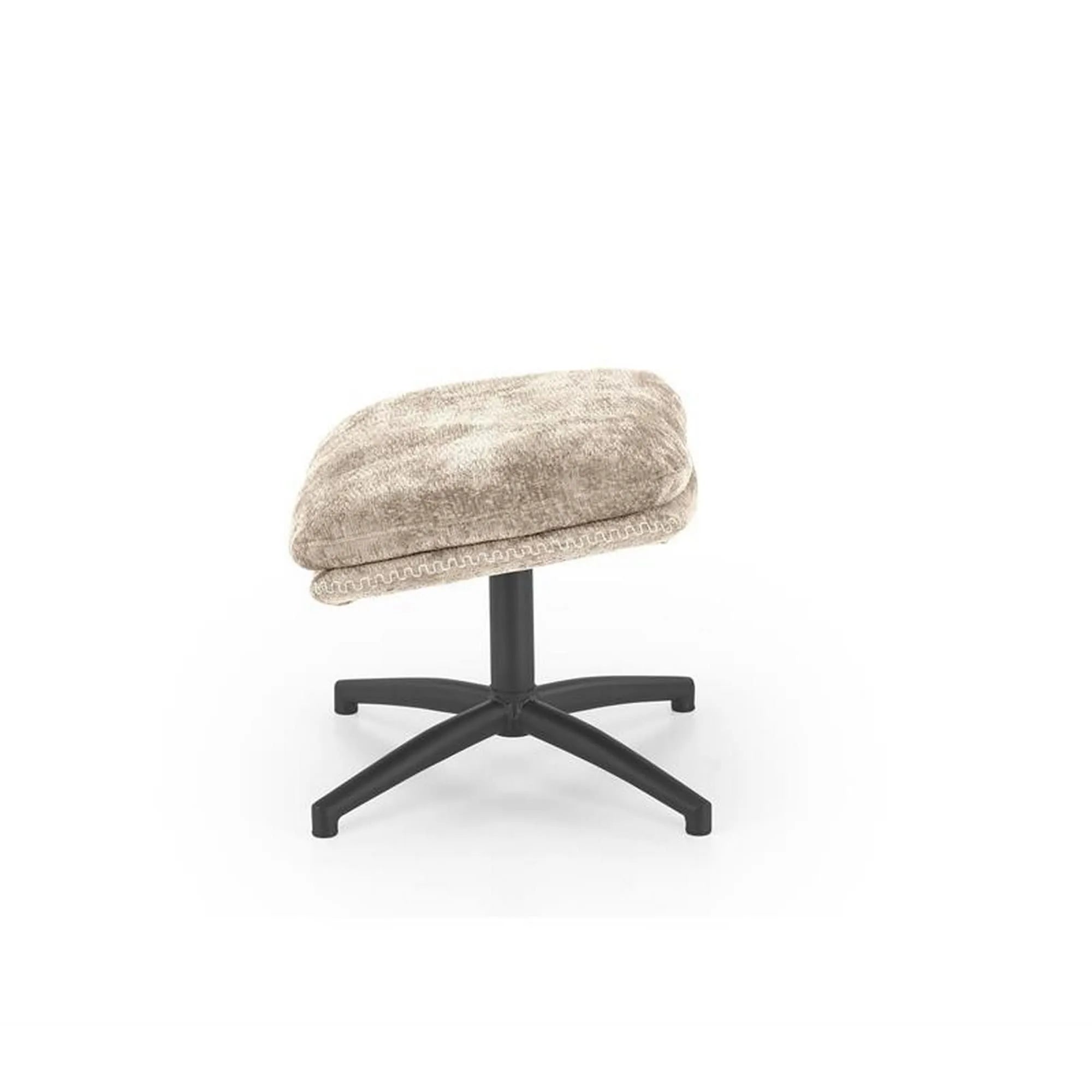 Fotoliu rotativ HOUSTON OCN-37611, bej/negru