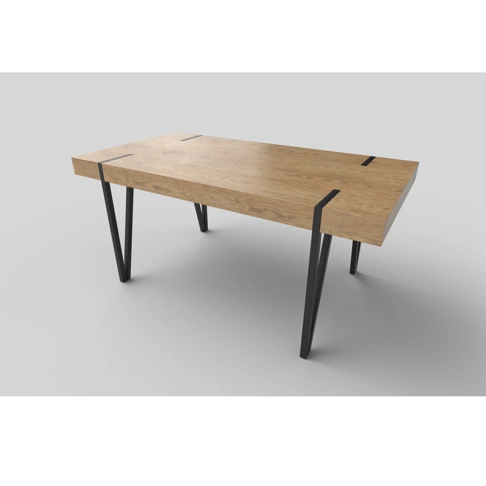 Masa HOUSTON OCN-37484, stejar/negru