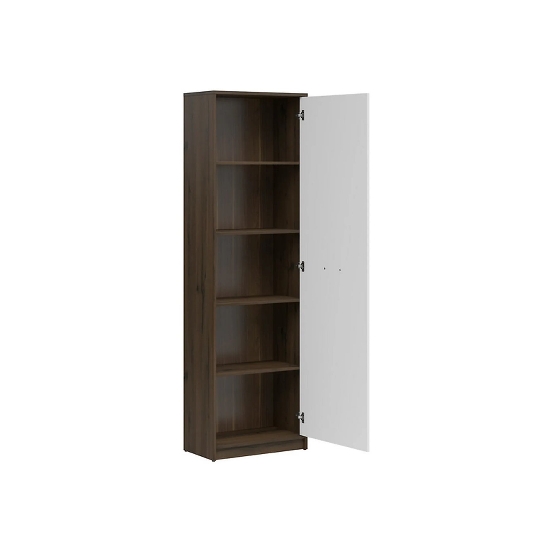 Dulap NEPO PLUS, stejar nobil/alb, PAL laminat, 60x34x197 cm