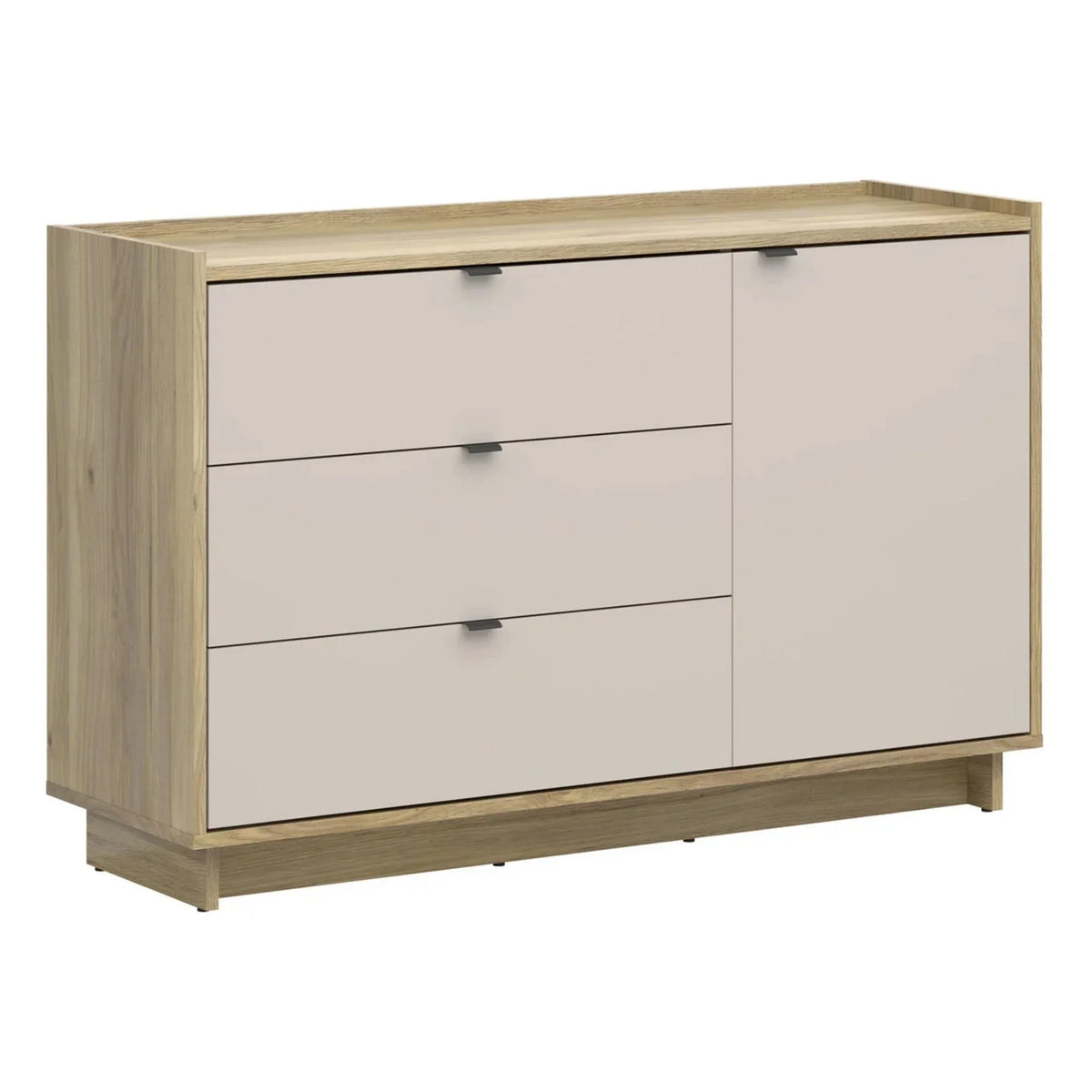 Comoda DALVA, stejar/casmir, PAL, 134x