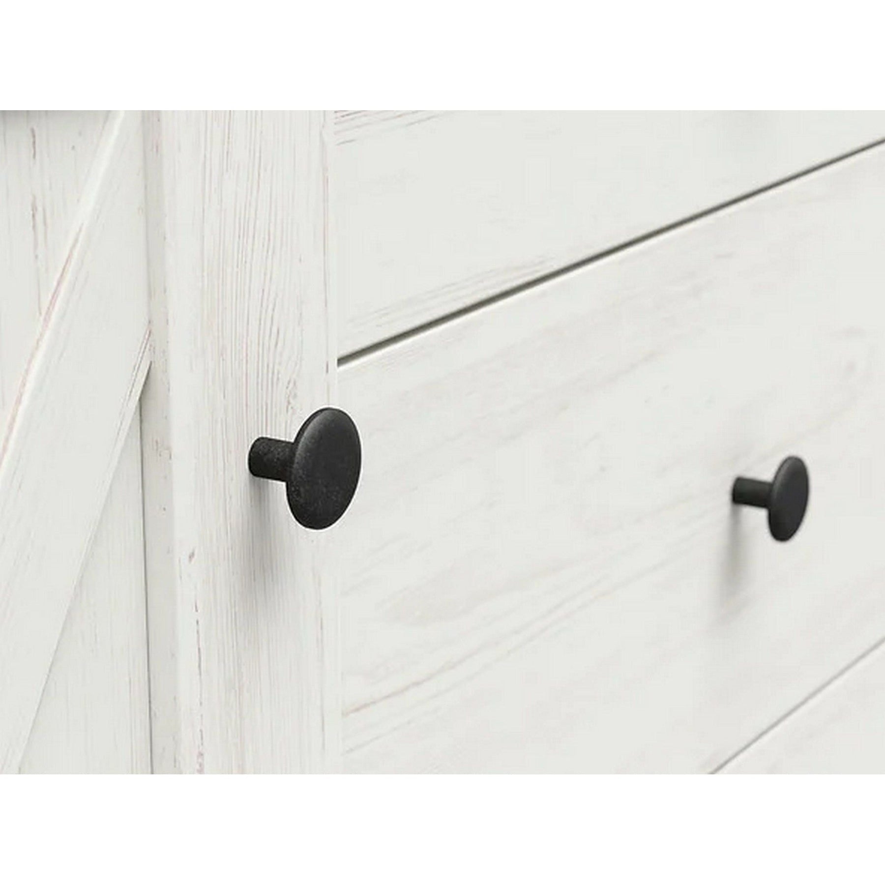 Comoda FRIJA, alb pin andersen/stejar artizanal, 153X43.5X 93 cm