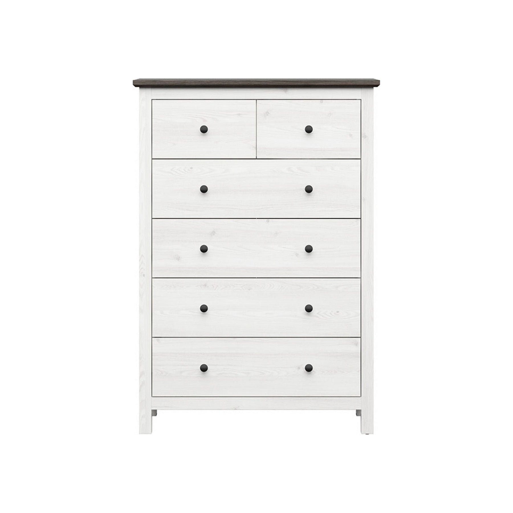 Comoda HESEN, zada sibiu deschis/pin larico, PAL, 101x44x145 cm